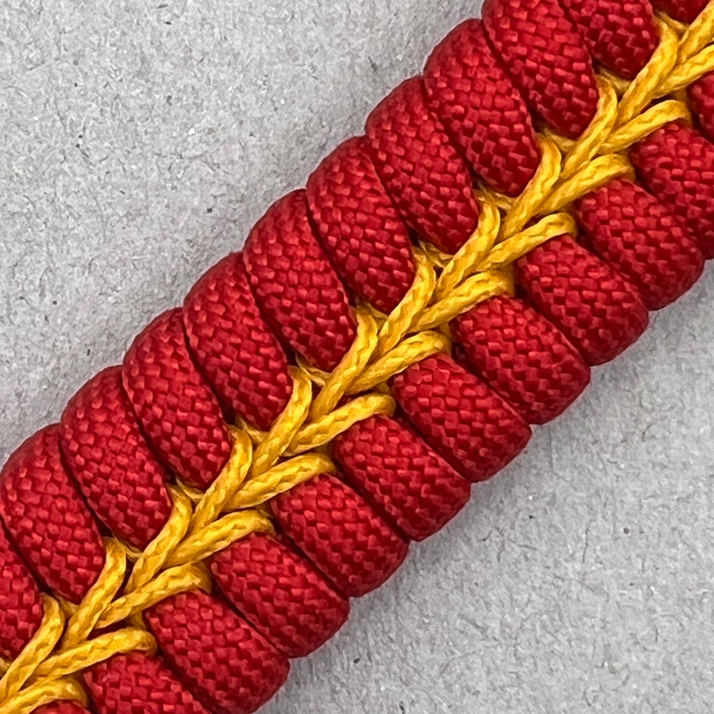 US Marine Corps bracelet | Gold EGA | Red & Yellow