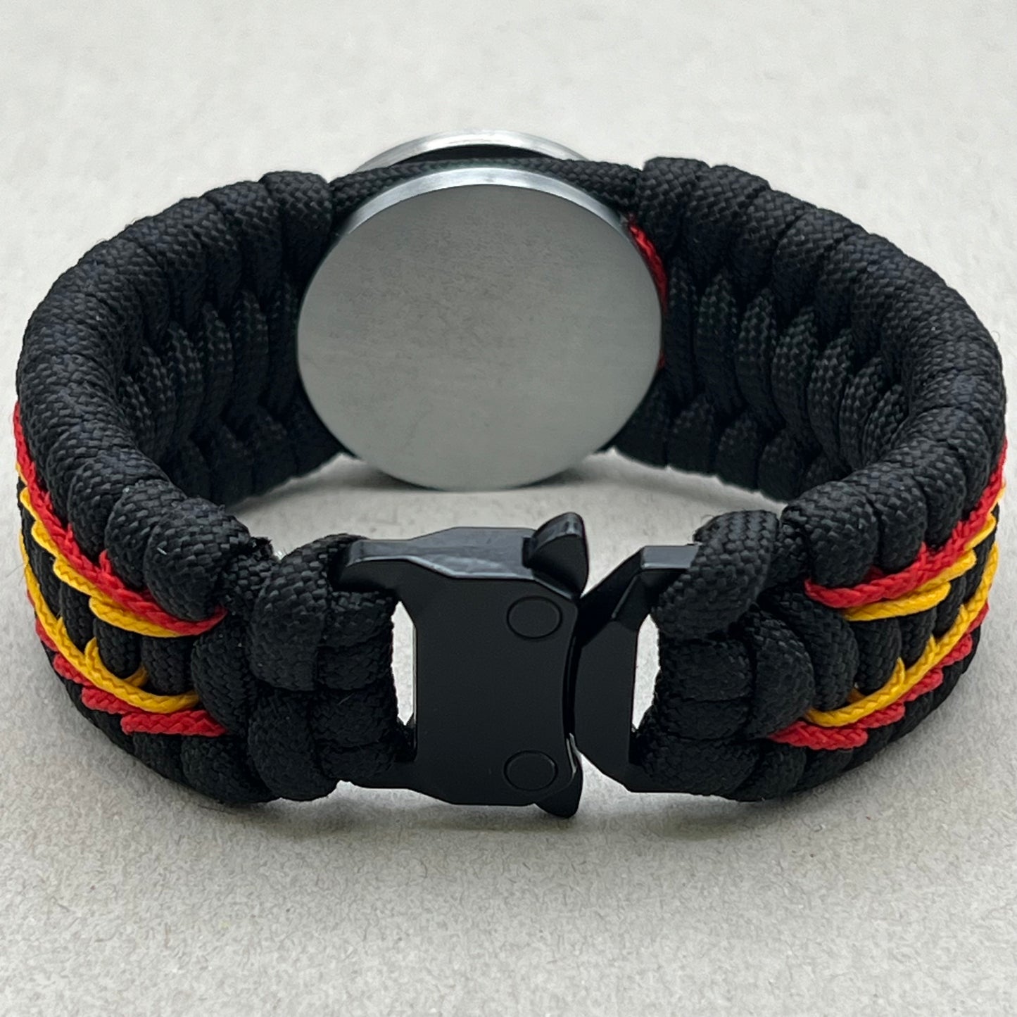 US Marine Corps bracelet | Gold EGA | Black, Red & Yellow