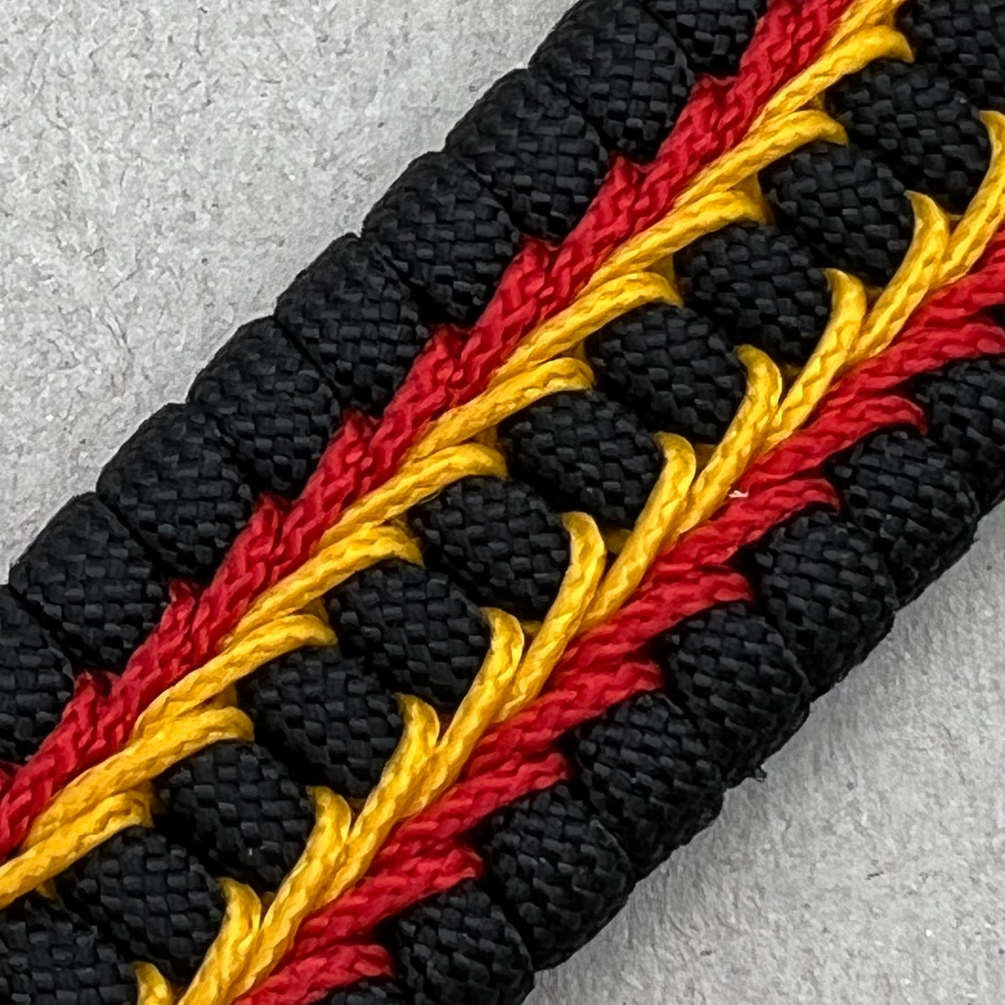 US Marine Corps bracelet | Gold EGA | Black, Red & Yellow