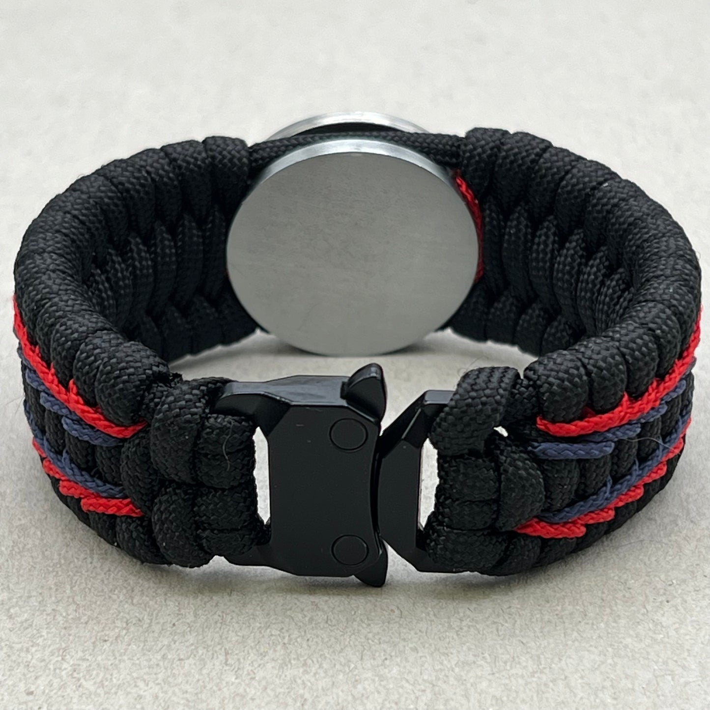 US Marine Corps bracelet | Gold EGA | Black, Navy Blue & Red