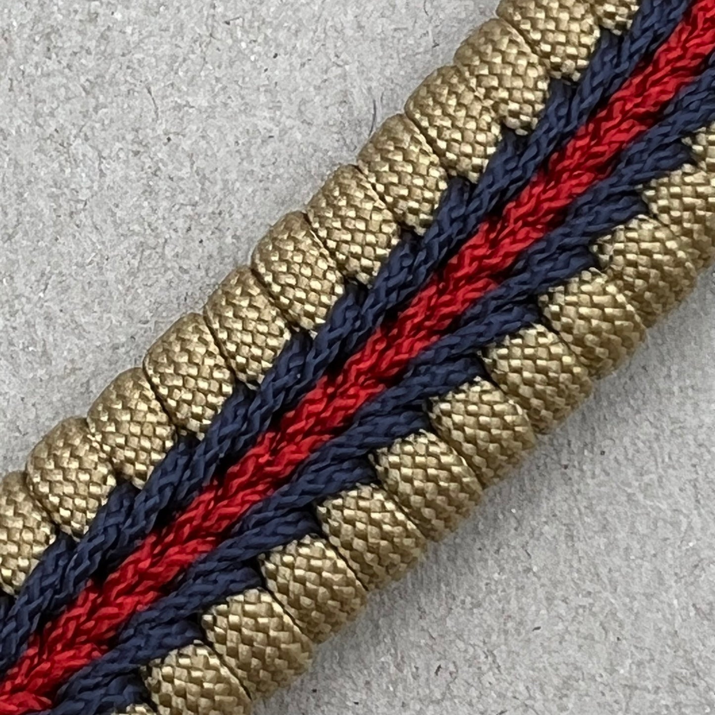 US Marine Corps bracelet | Gold EGA | Gold, Navy Blue & Red