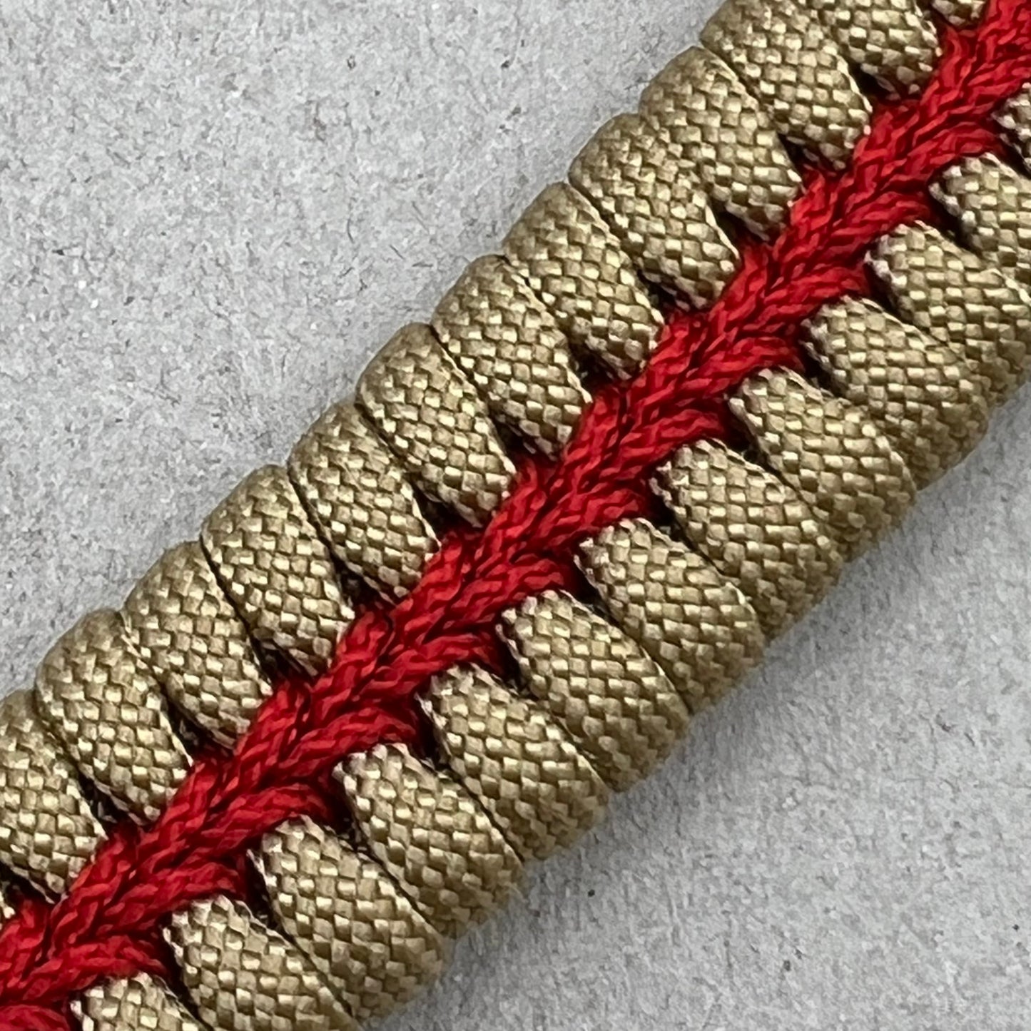 US Marine Corps bracelet | Gold EGA | Gold & Red