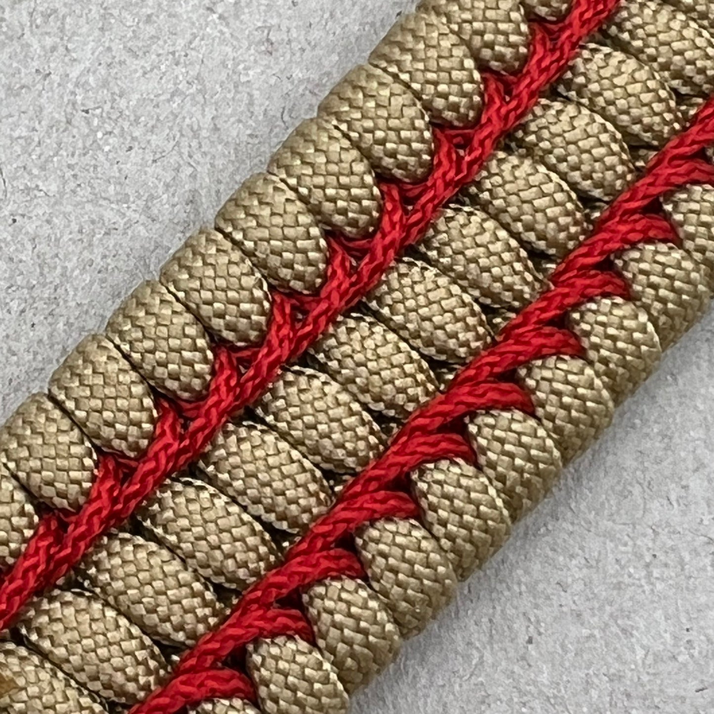 US Marine Corps bracelet | Gold EGA | Gold & Red