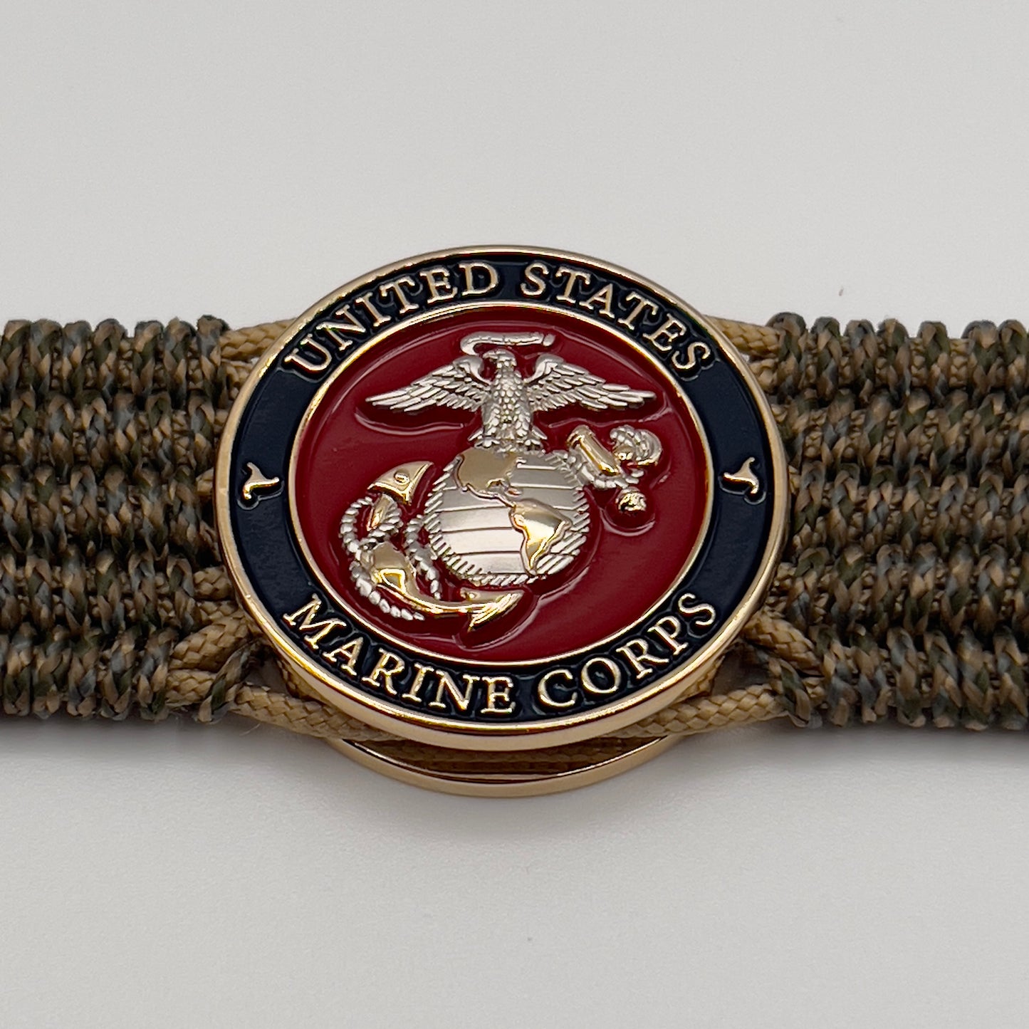 Marine Corps bracelet | Silver & Gold EGA | Multi-Camo