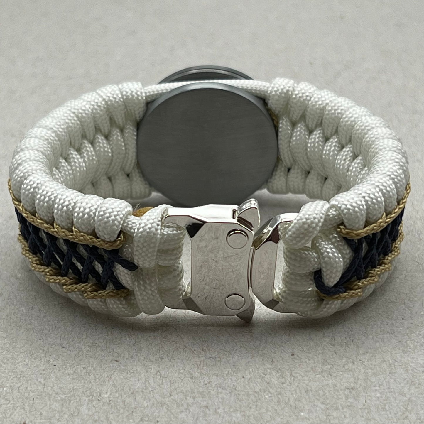 United States Navy bracelet-White, Navy Blue & Gold