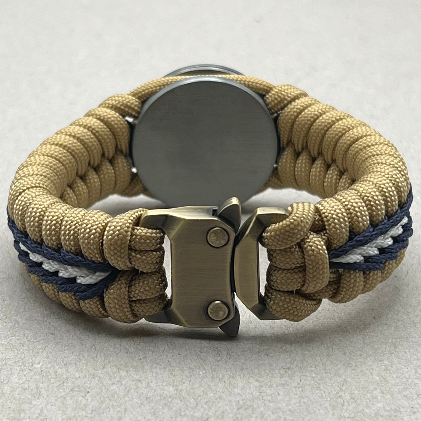 United States Navy bracelet-Gold, Navy Blue & White