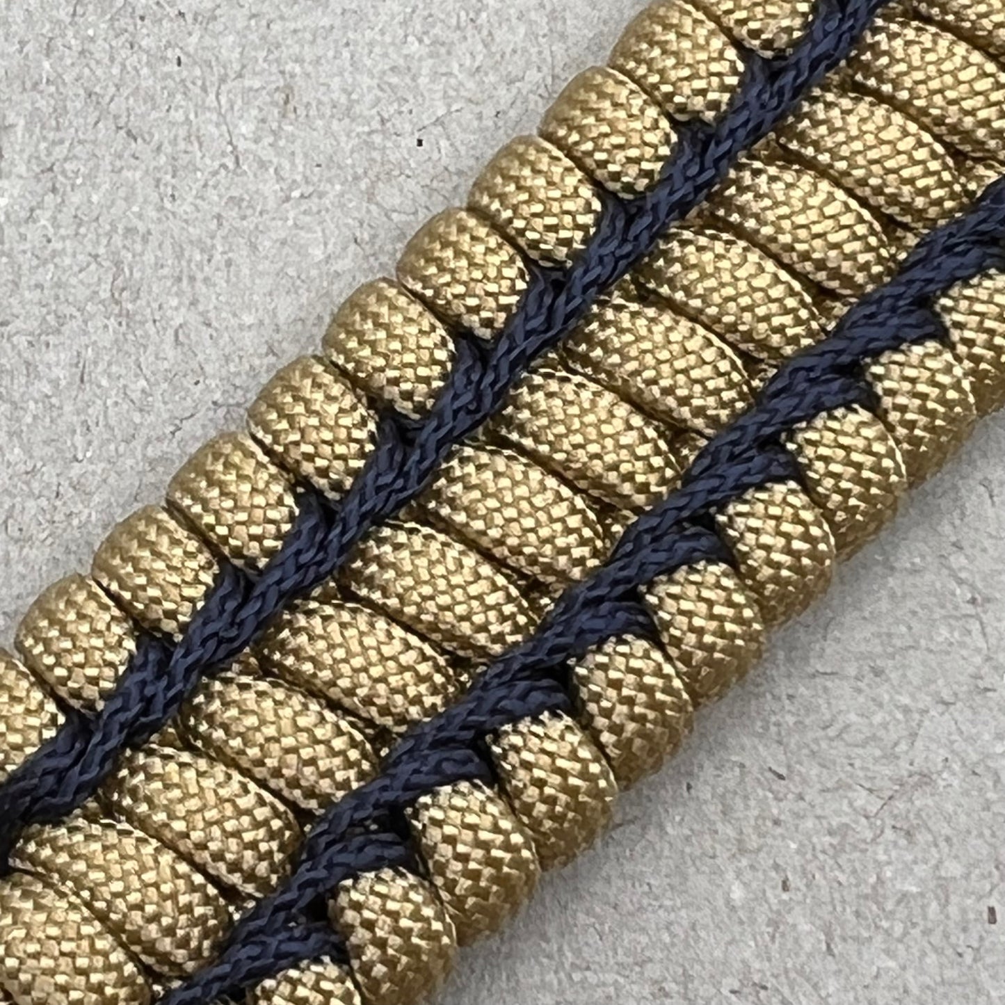United States Navy bracelet-Gold & Navy Blue