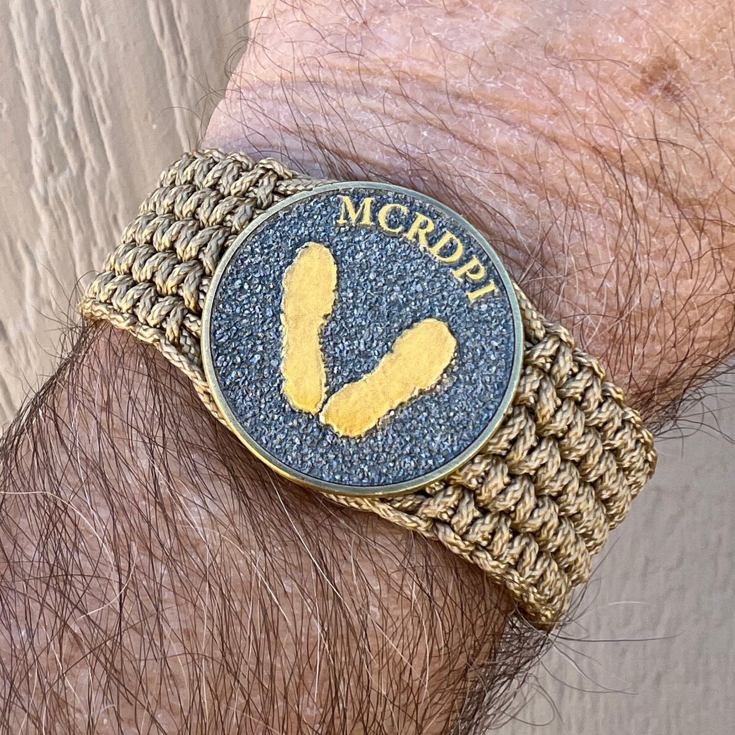 USMC Yellow Footprints bracelet