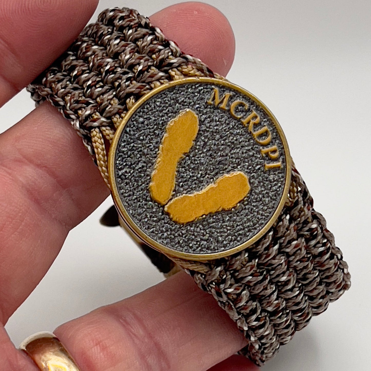 USMC Yellow Footprints bracelet