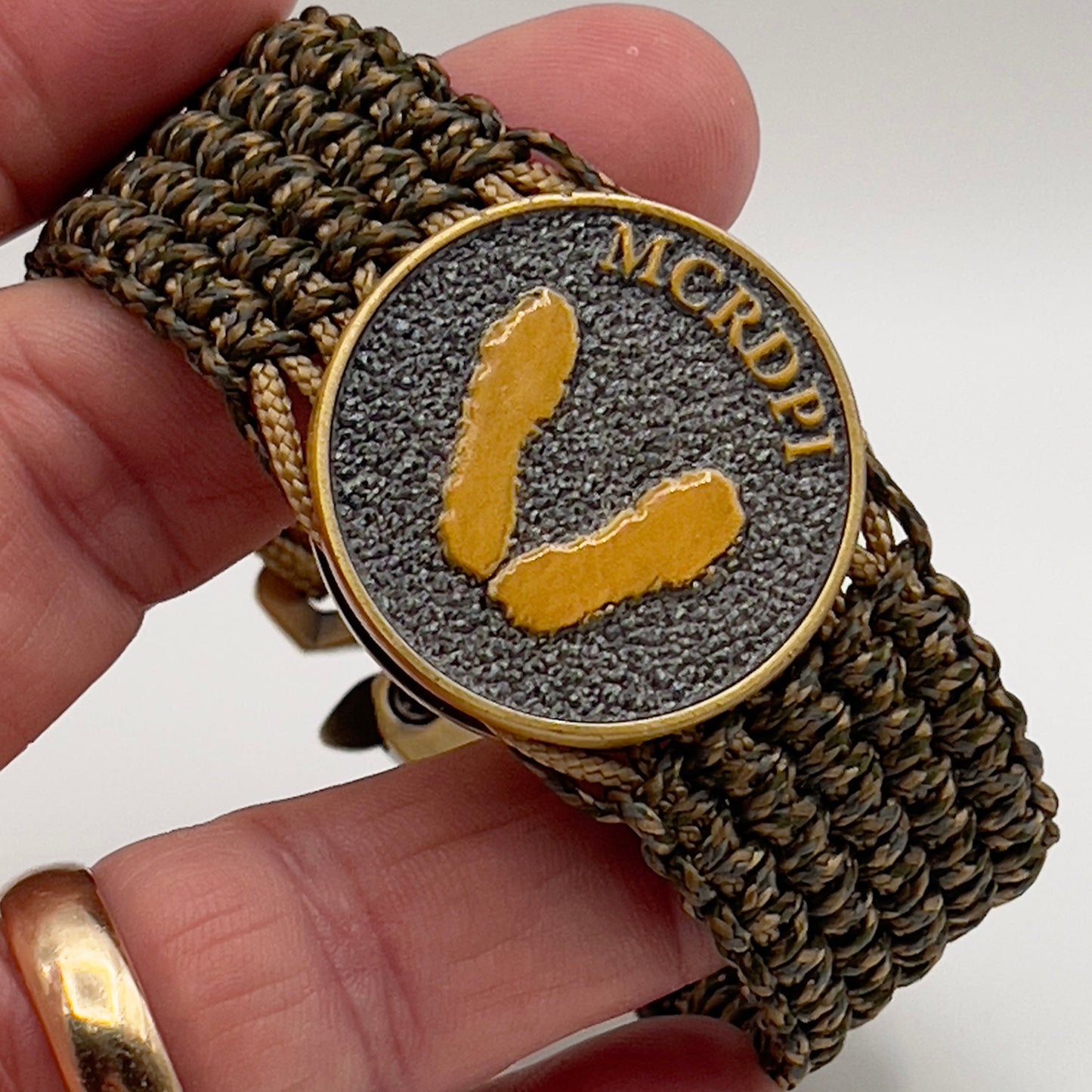 USMC Yellow Footprints bracelet