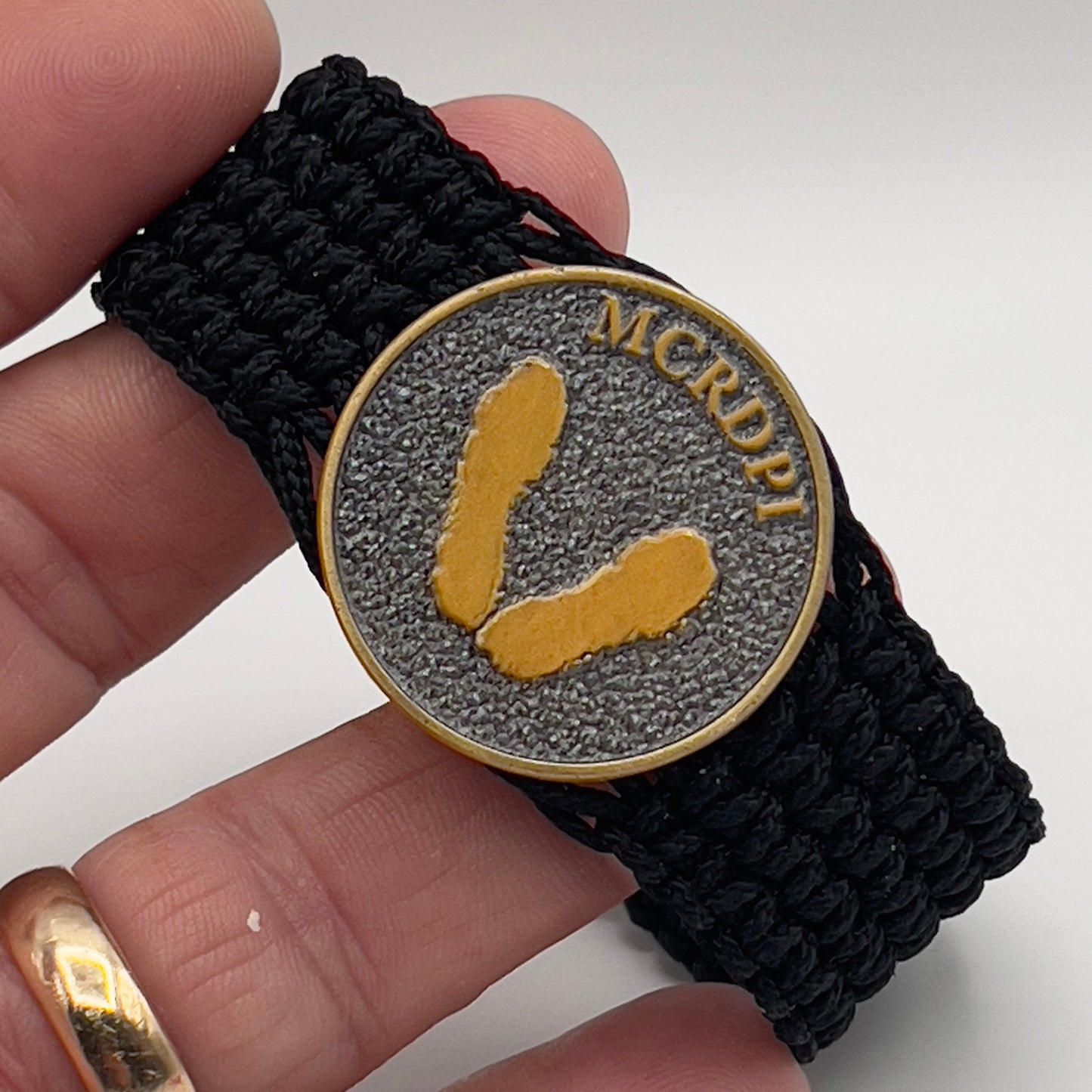 USMC Yellow Footprints bracelet
