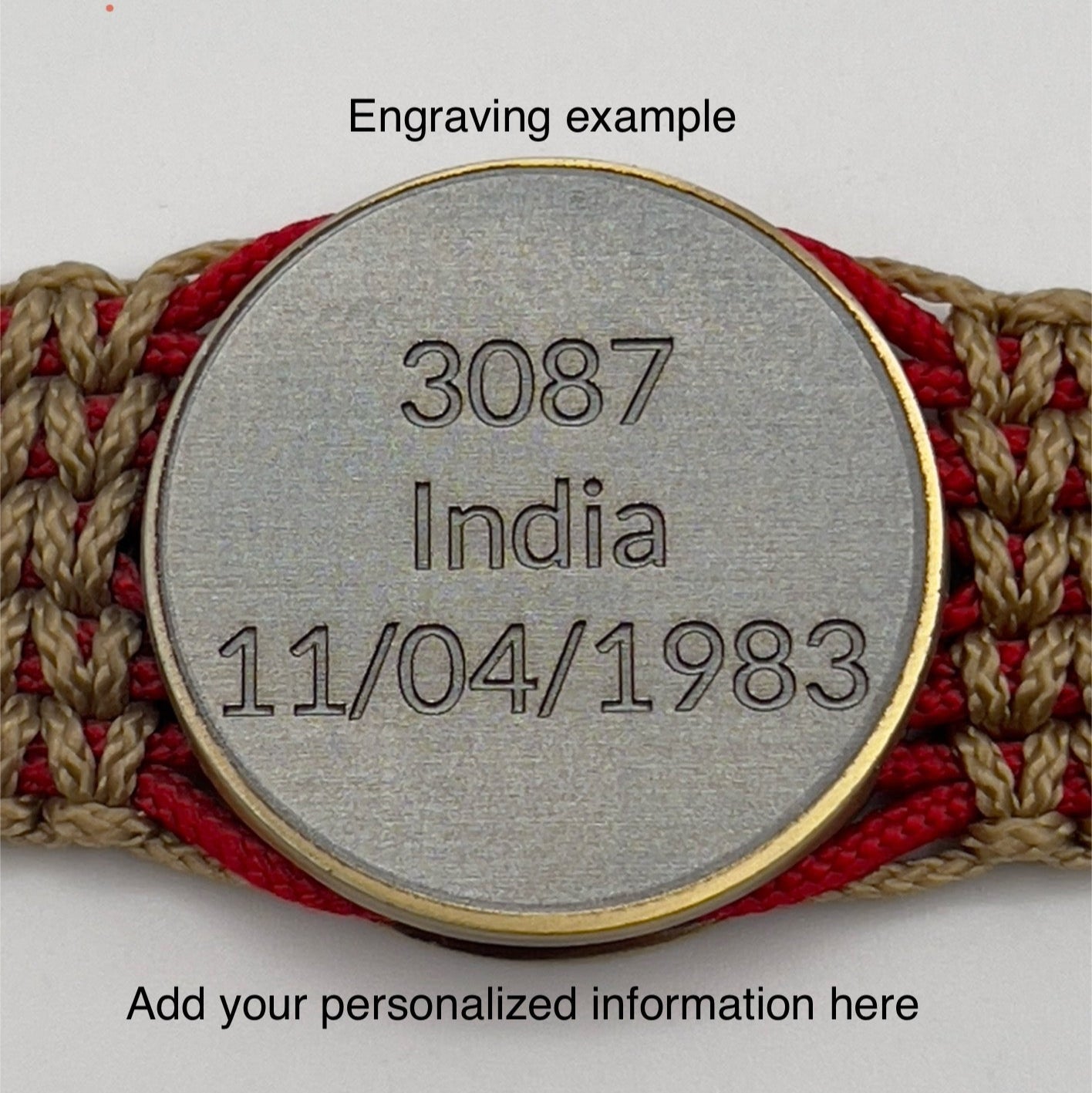 USMC Yellow Footprints bracelet
