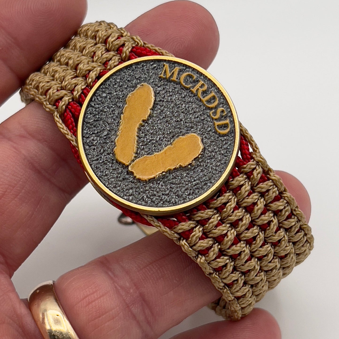 USMC Yellow Footprints bracelet