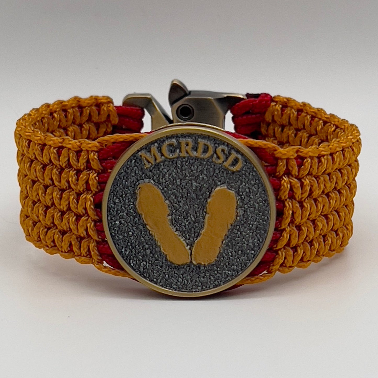 United States Marine Corps Yellow Footprints bracelet