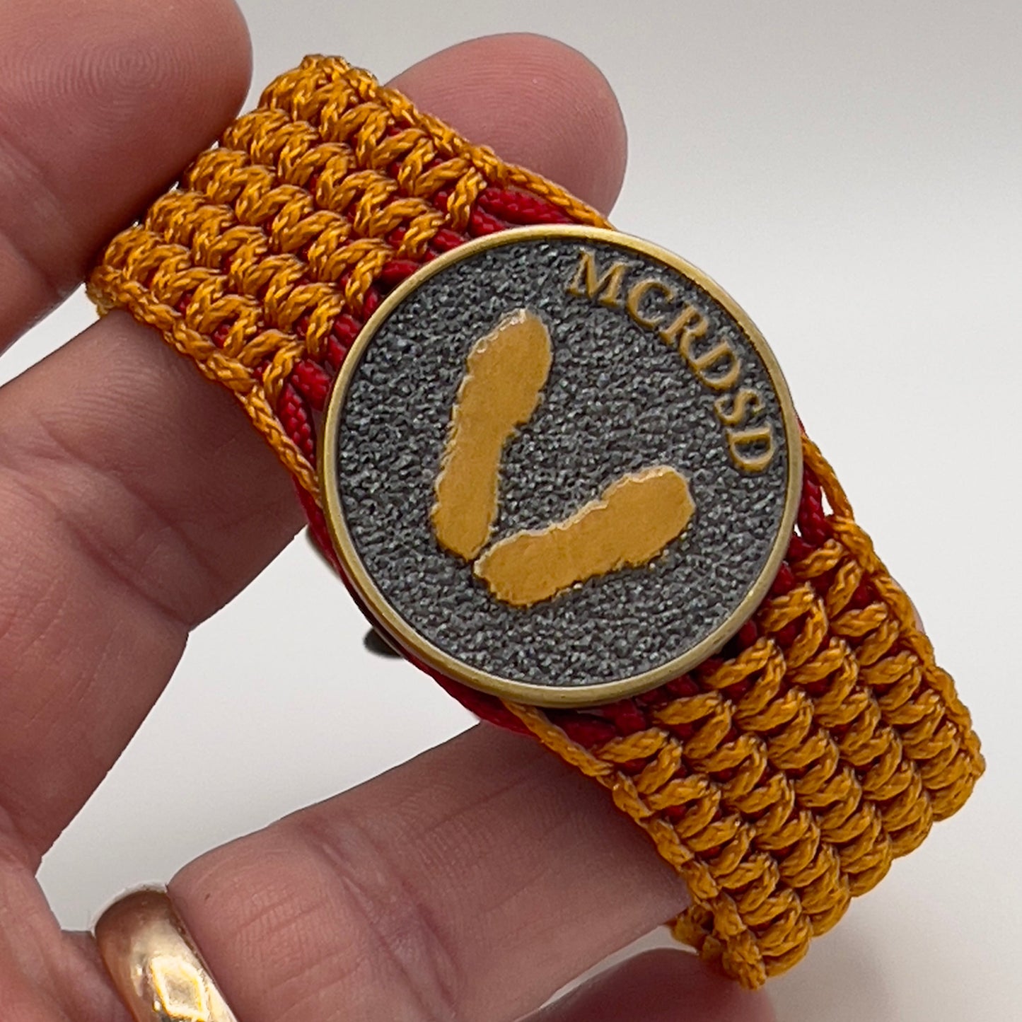 United States Marine Corps Yellow Footprints bracelet