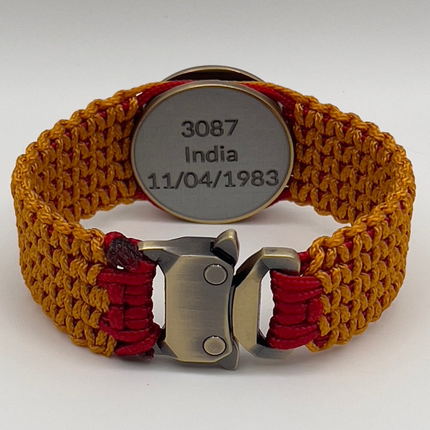 United States Marine Corps Yellow Footprints bracelet