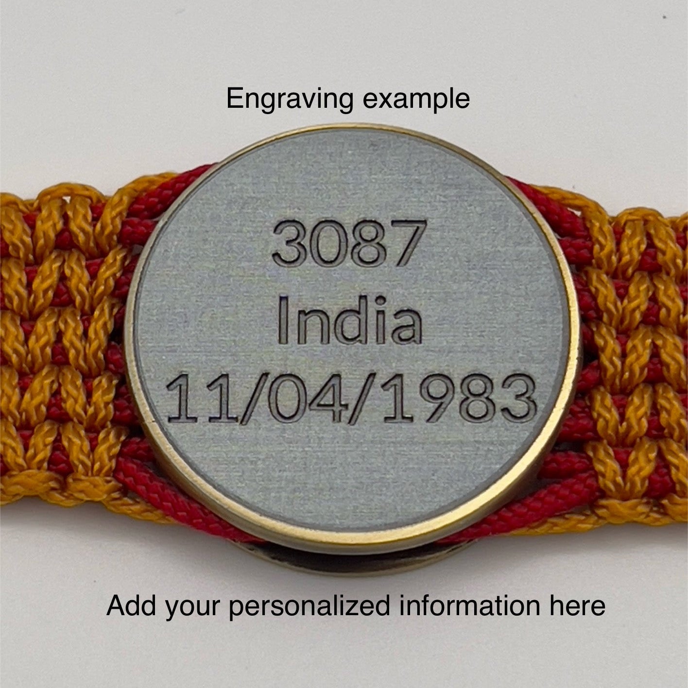 United States Marine Corps Yellow Footprints bracelet