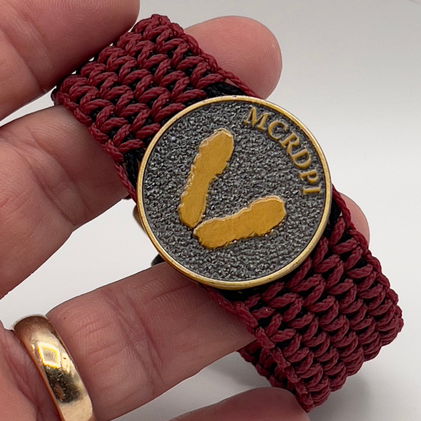 United States Marine Corps Yellow Footprints bracelet
