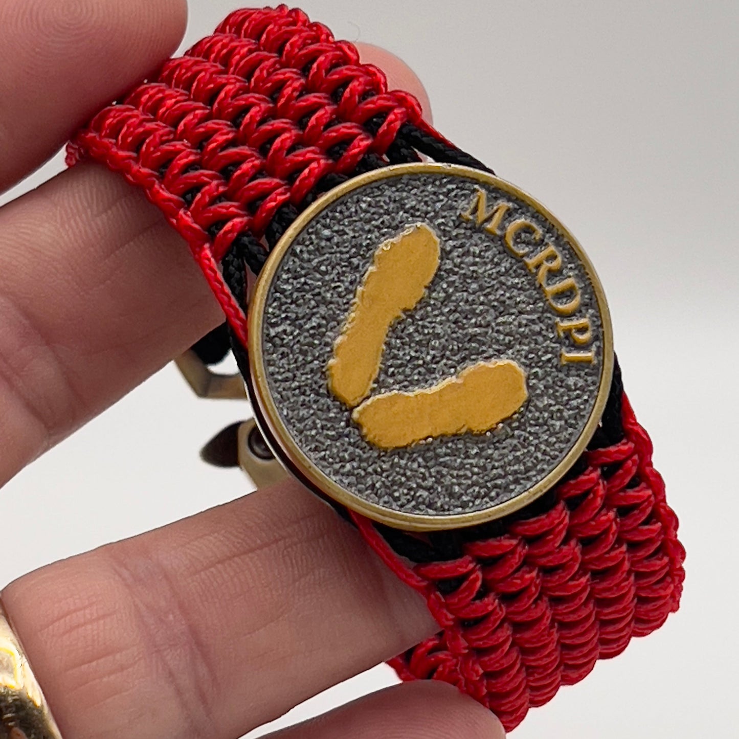 United States Marine Corps Yellow Footprints bracelet