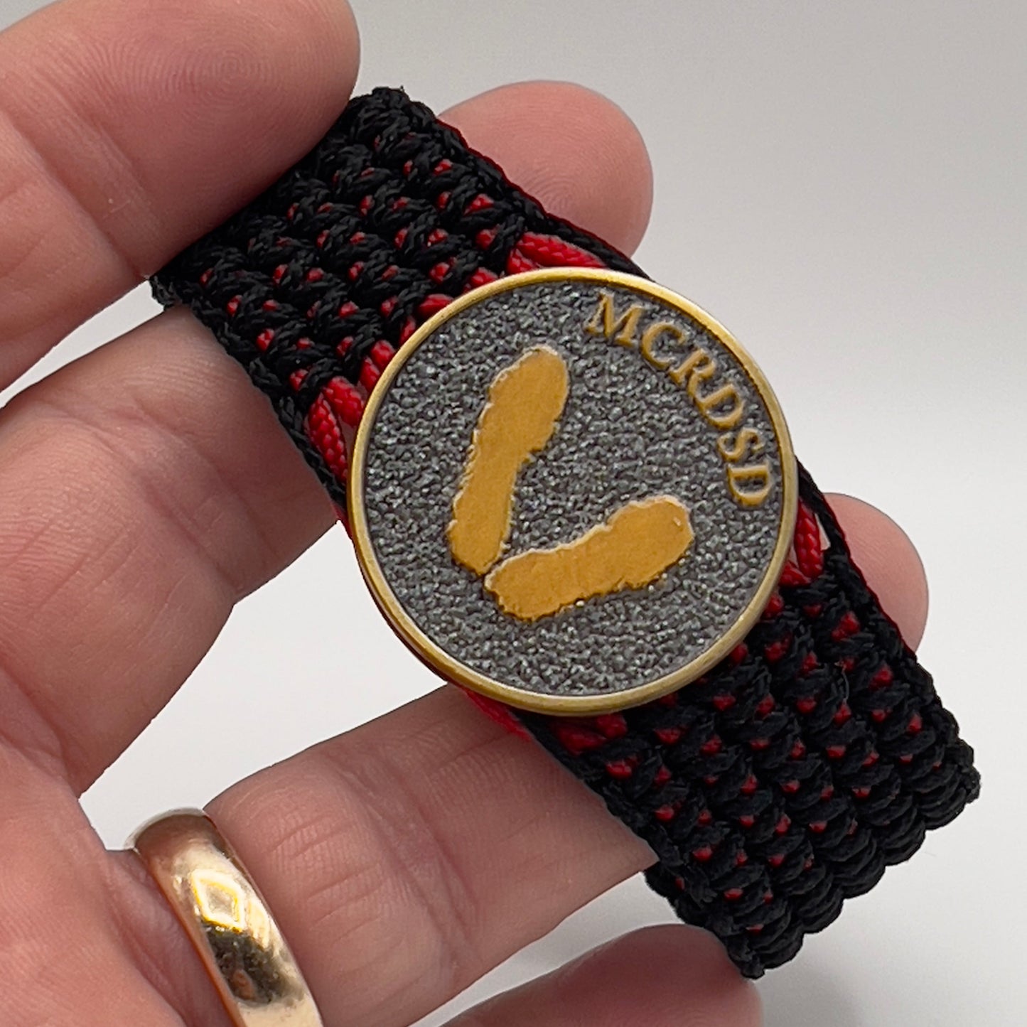 United States Marine Corps Yellow Footprints bracelet
