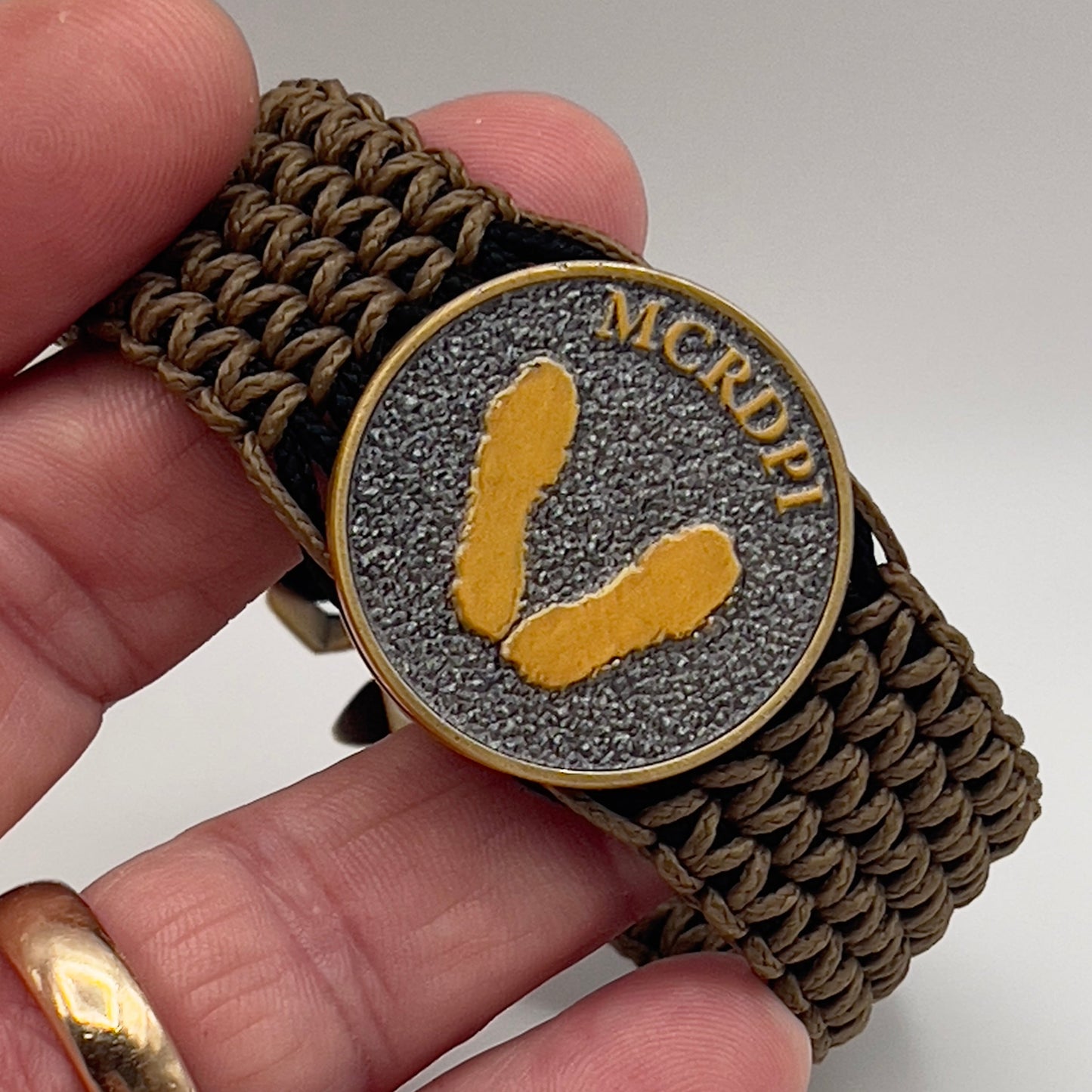 United States Marine Corps Yellow Footprints bracelet