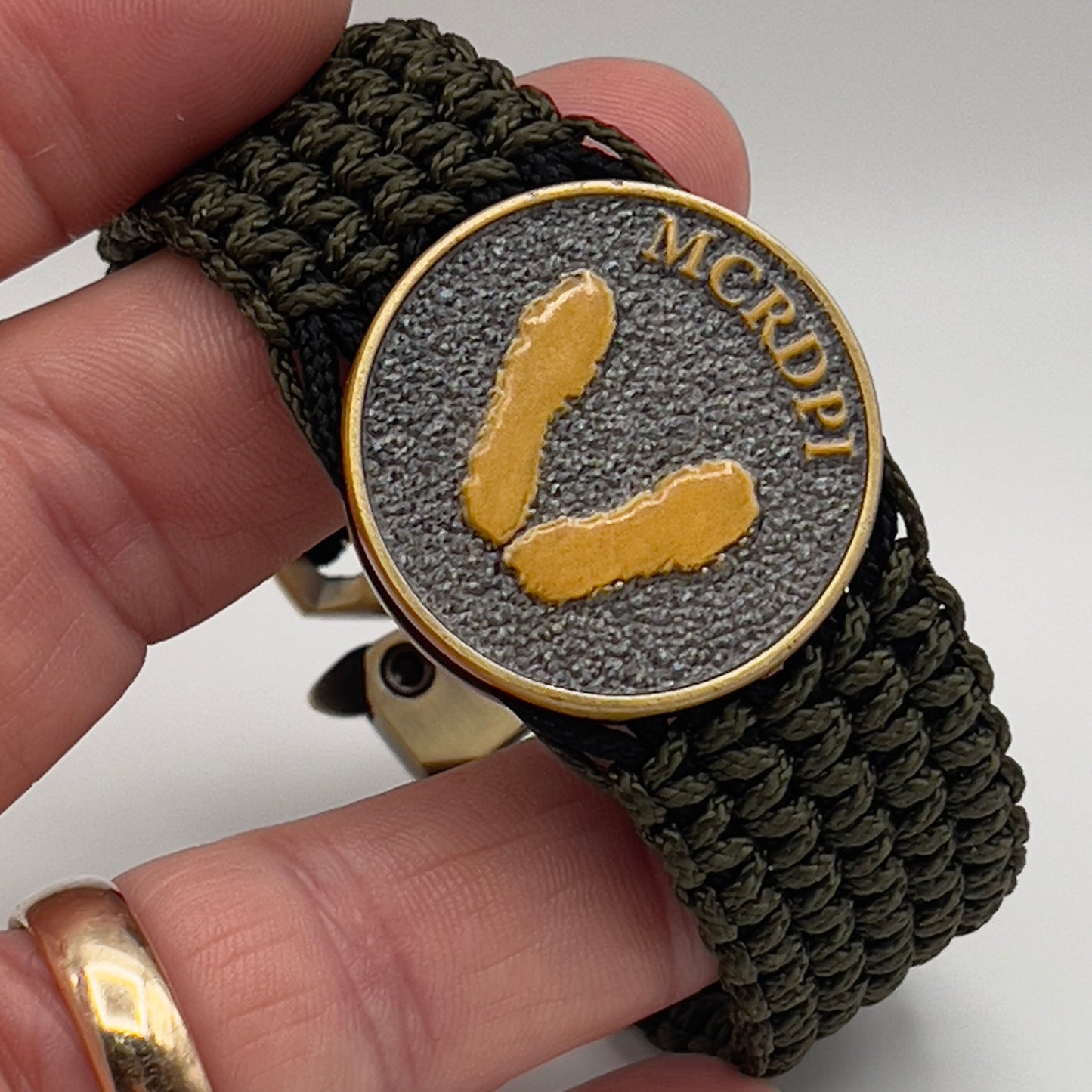 United States Marine Corps Yellow Footprints bracelet