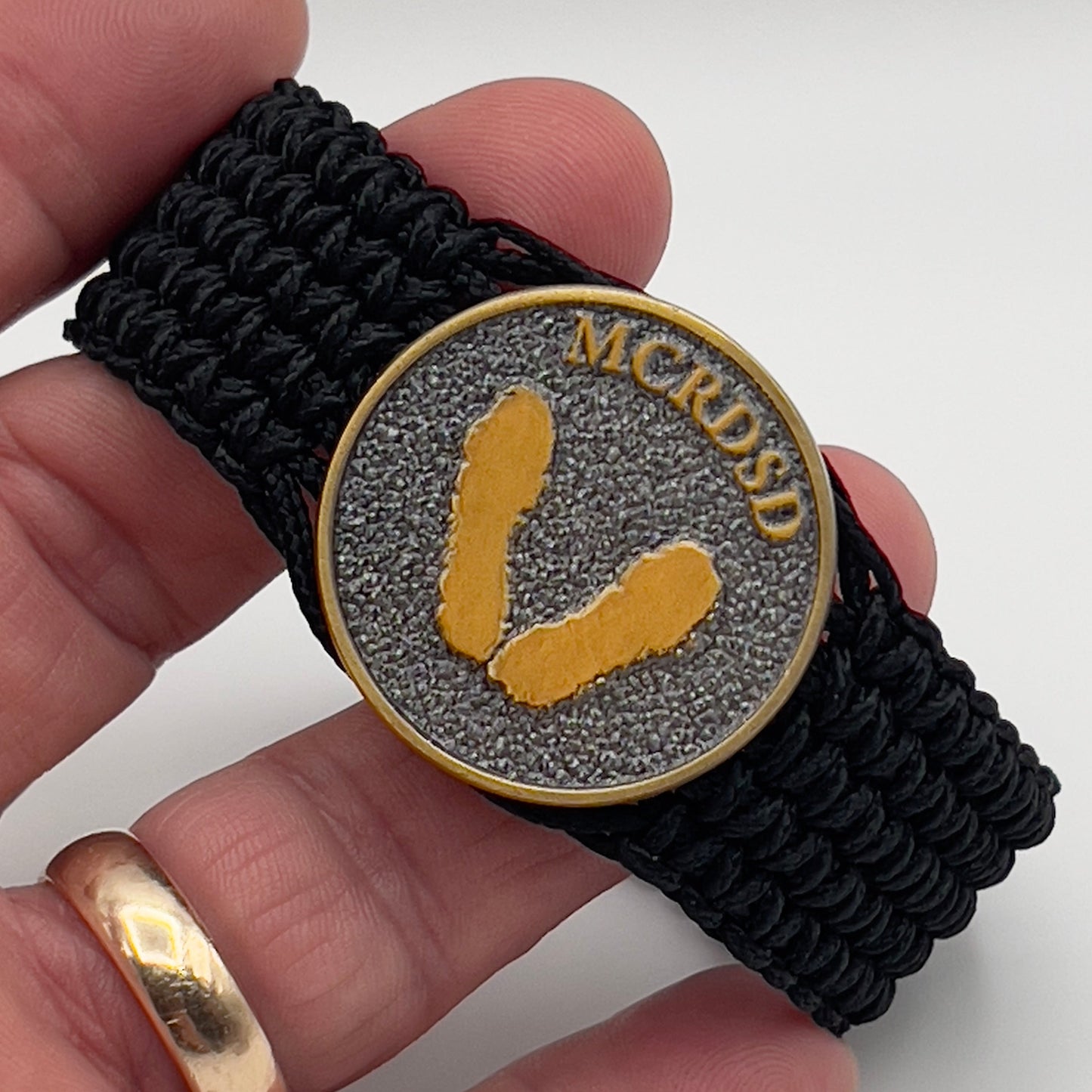United States Marine Corps Yellow Footprints bracelet