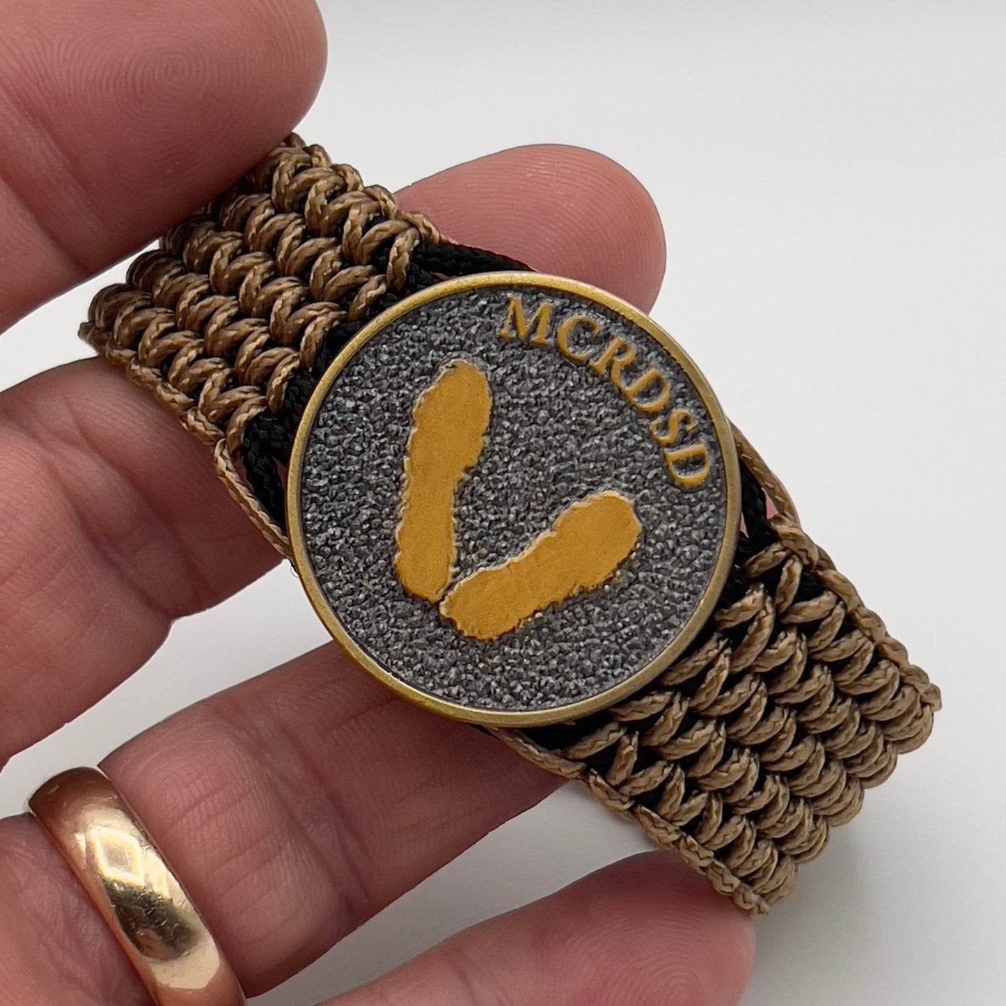 United States Marine Corps Yellow Footprints bracelet