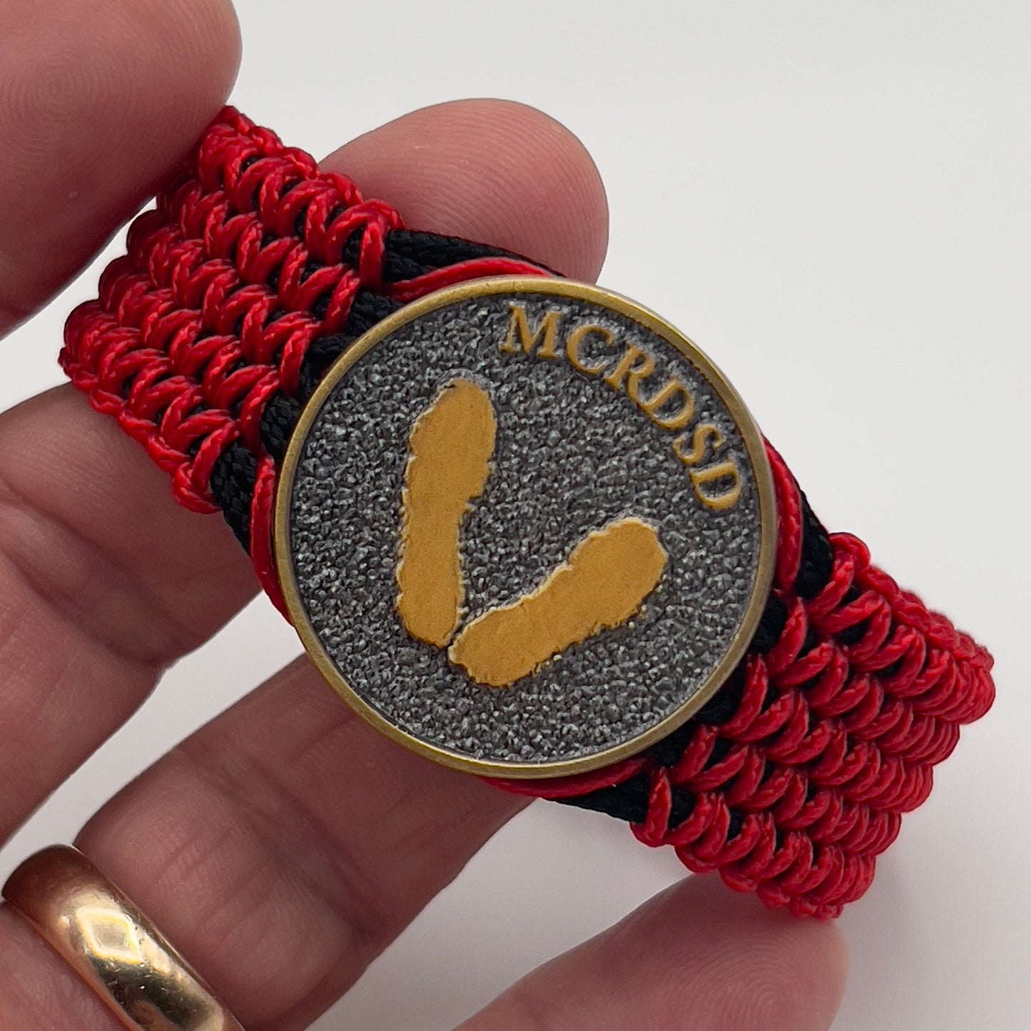 United States Marine Corps Yellow Footprints bracelet