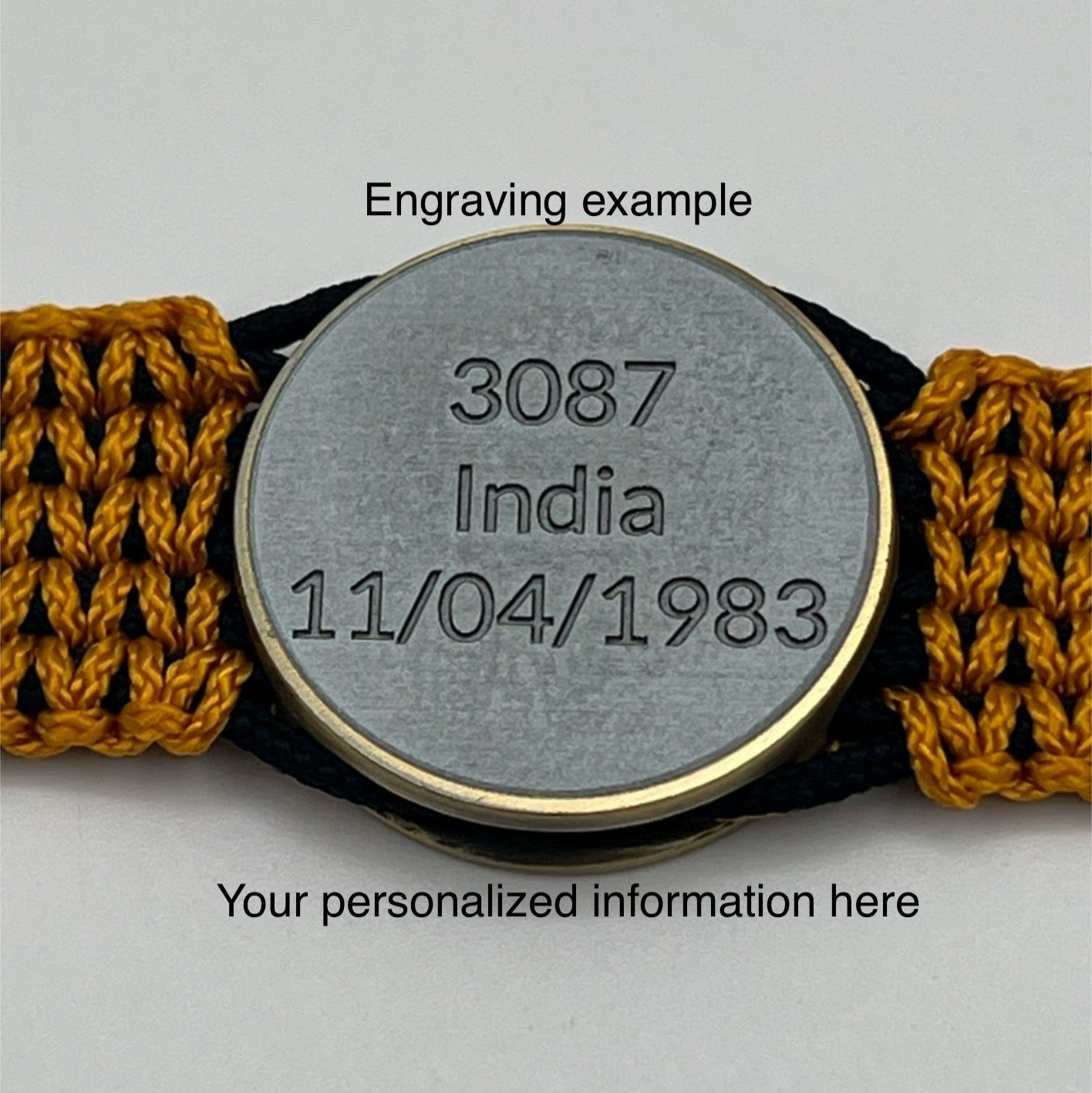 United States Marine Corps Yellow Footprints bracelet