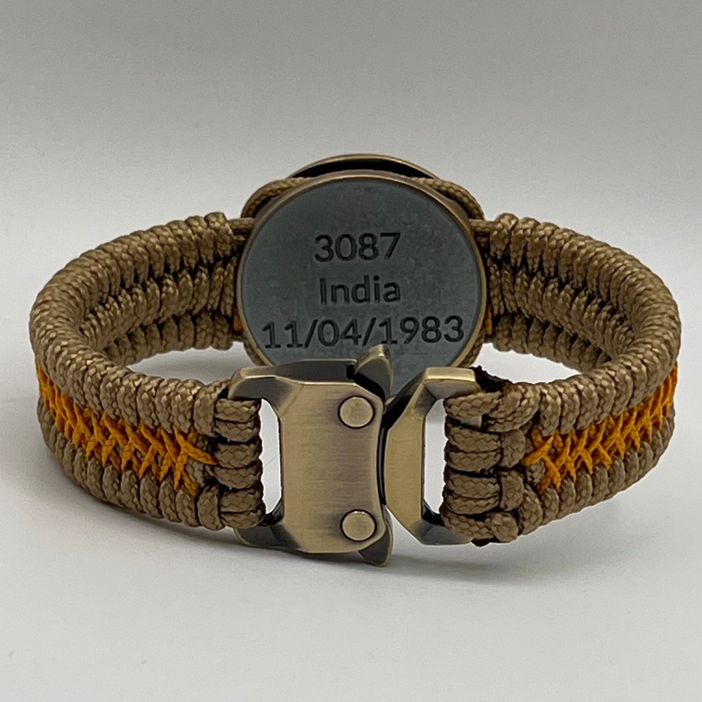 United States Marine Corps Yellow Footprints bracelet