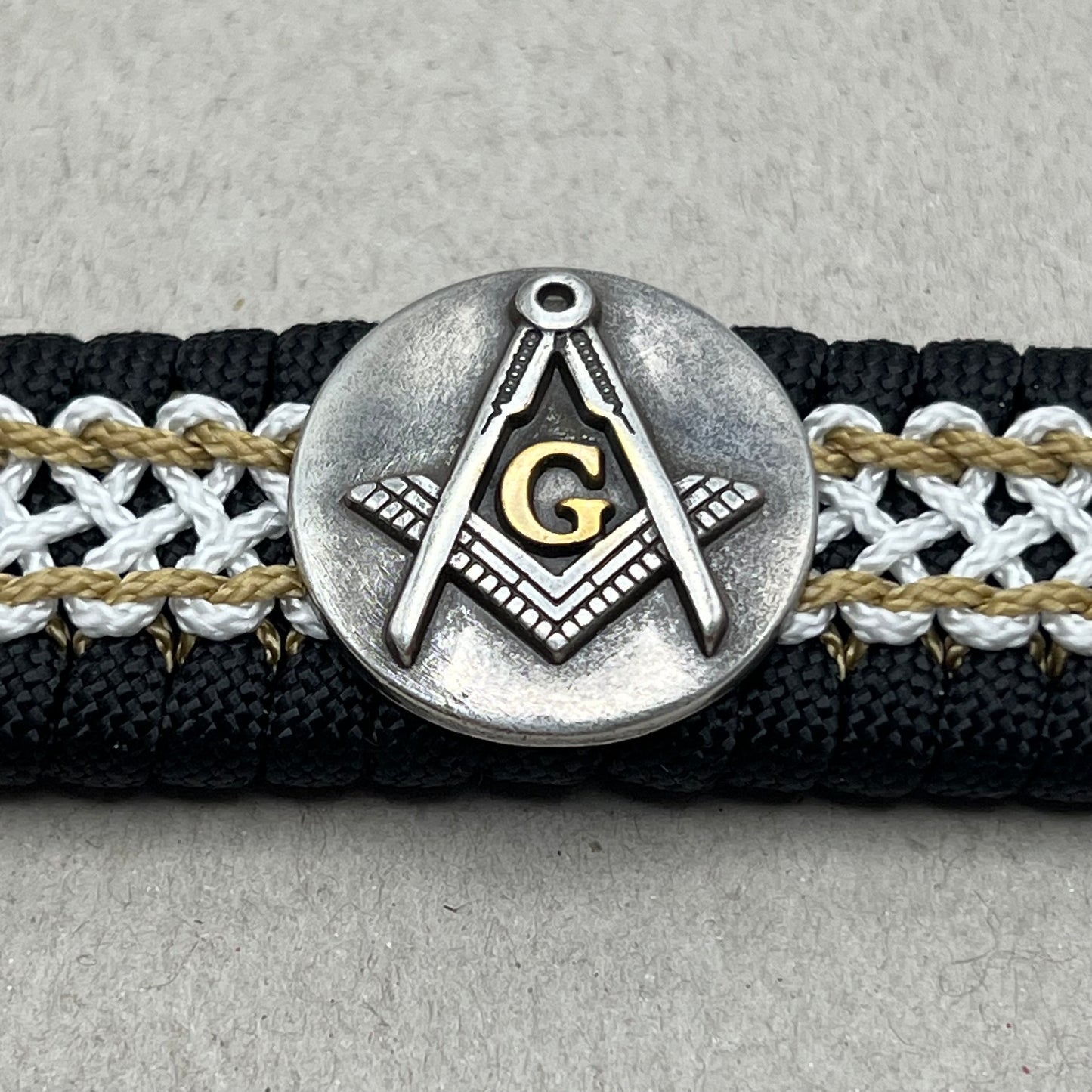Freemason Square and Compass bracelet