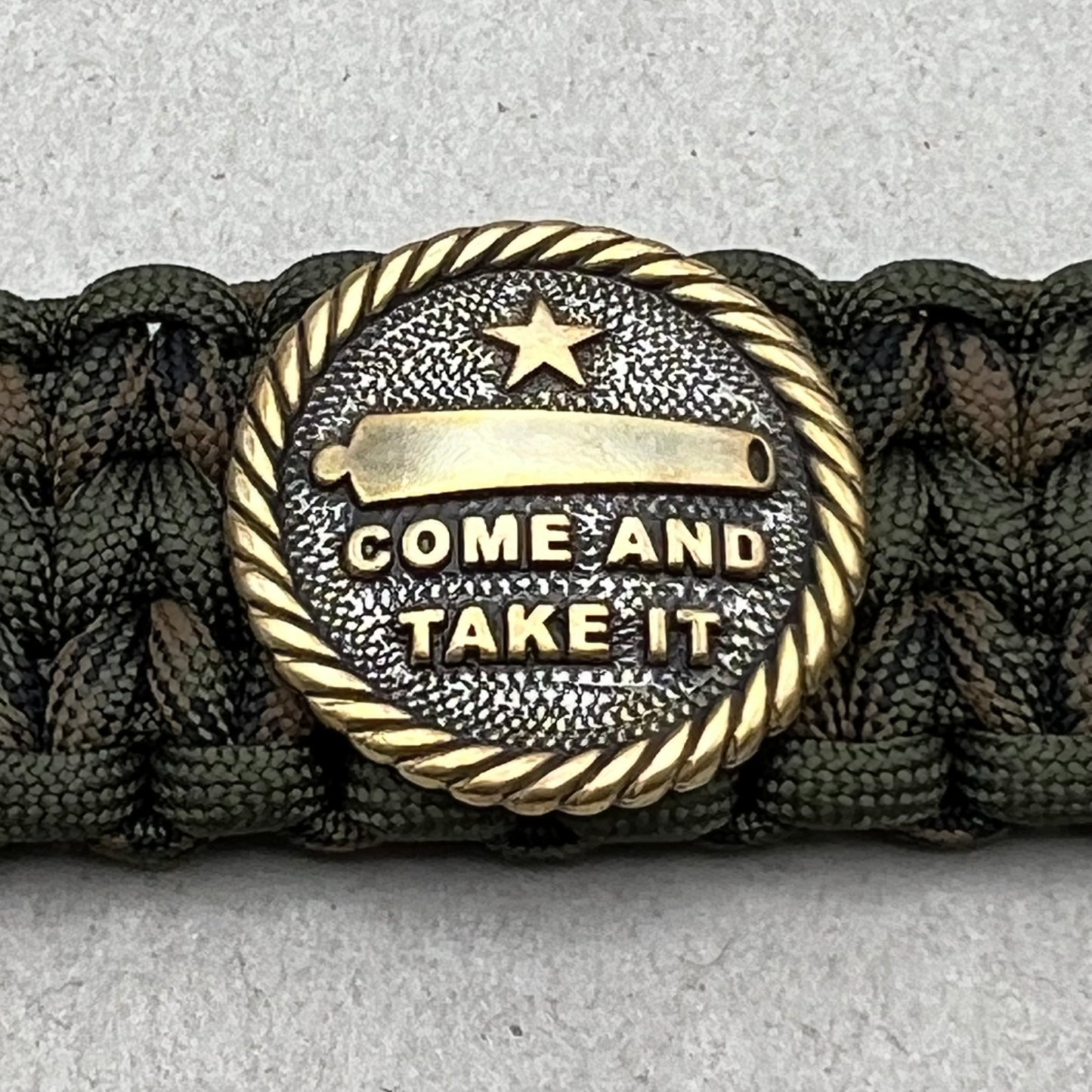 Come And Take It bracelet | Olive Drab & Camo