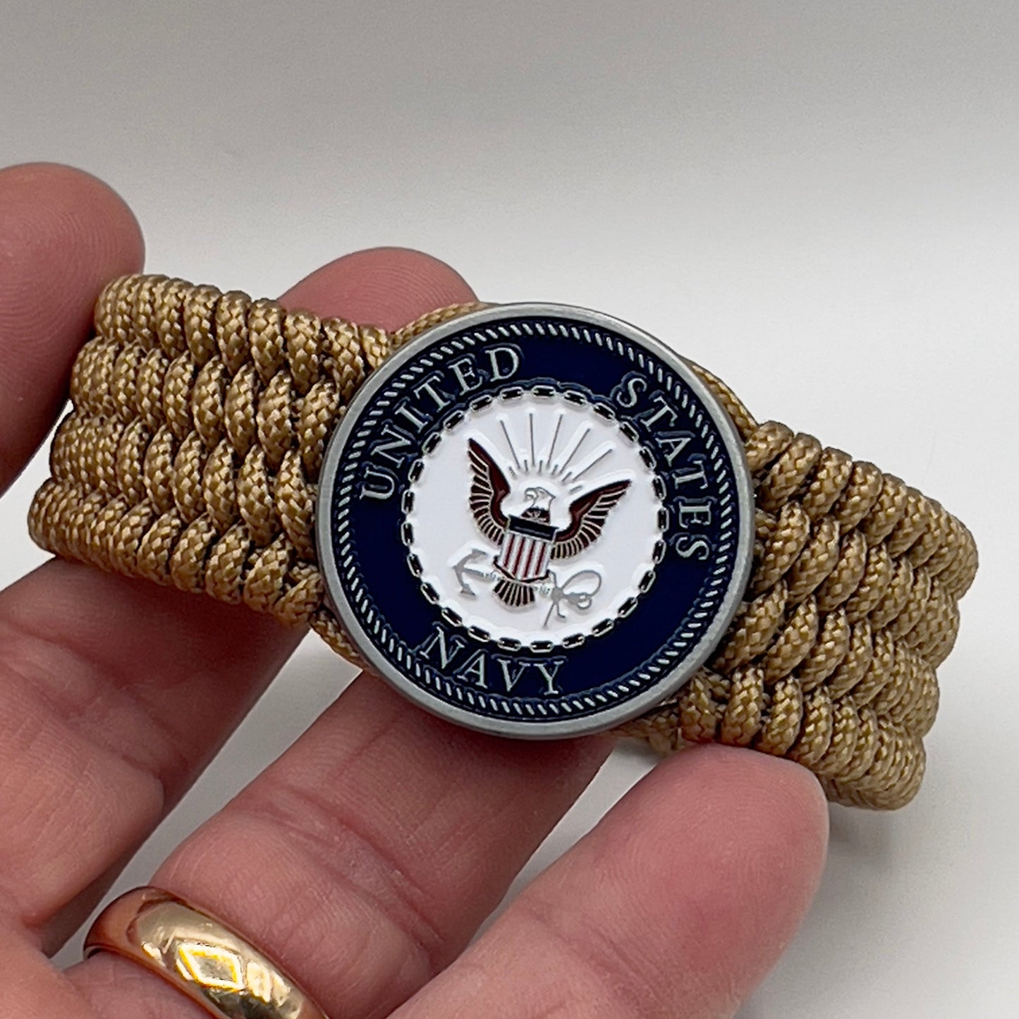US Navy hospital corpsman caduceus bracelet