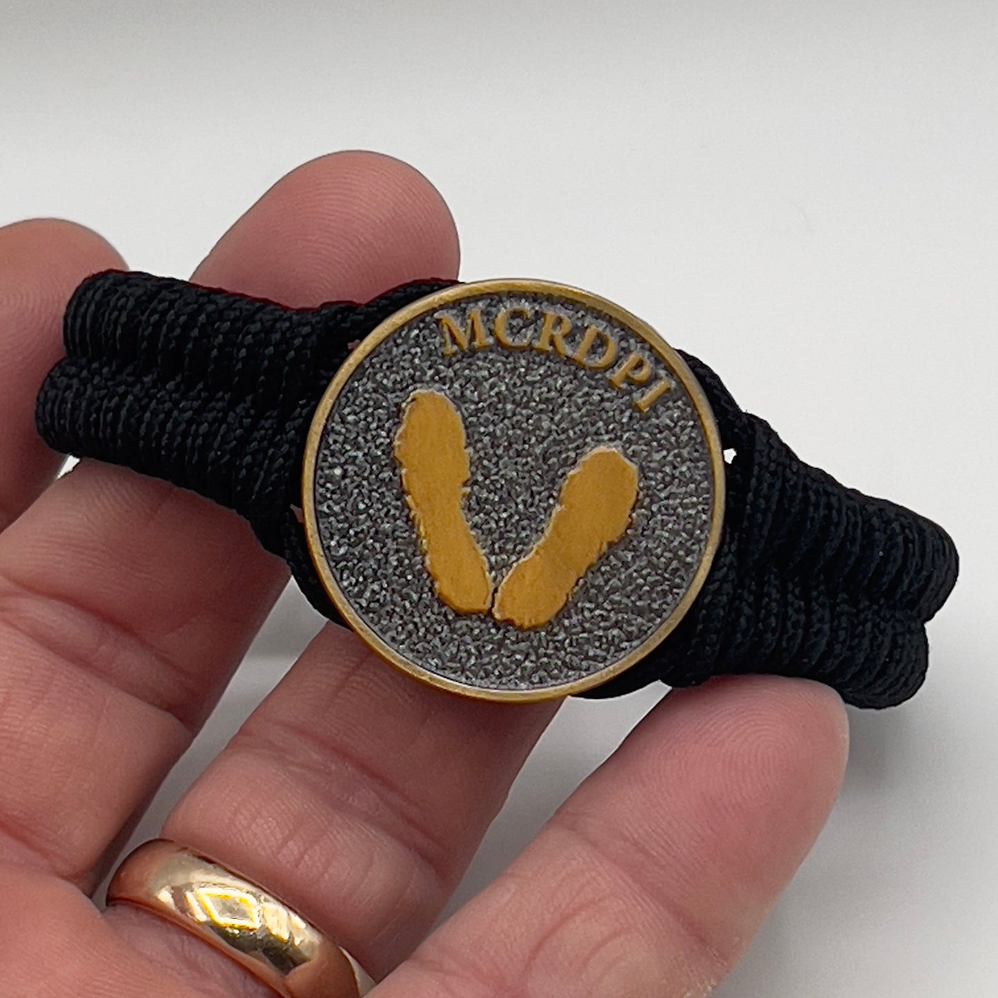United States Marine Corps Yellow Footprints bracelet