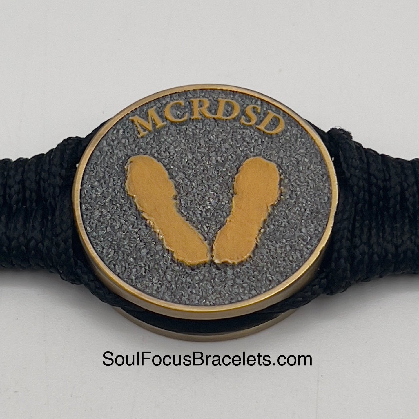 United States Marine Corps Yellow Footprints bracelet