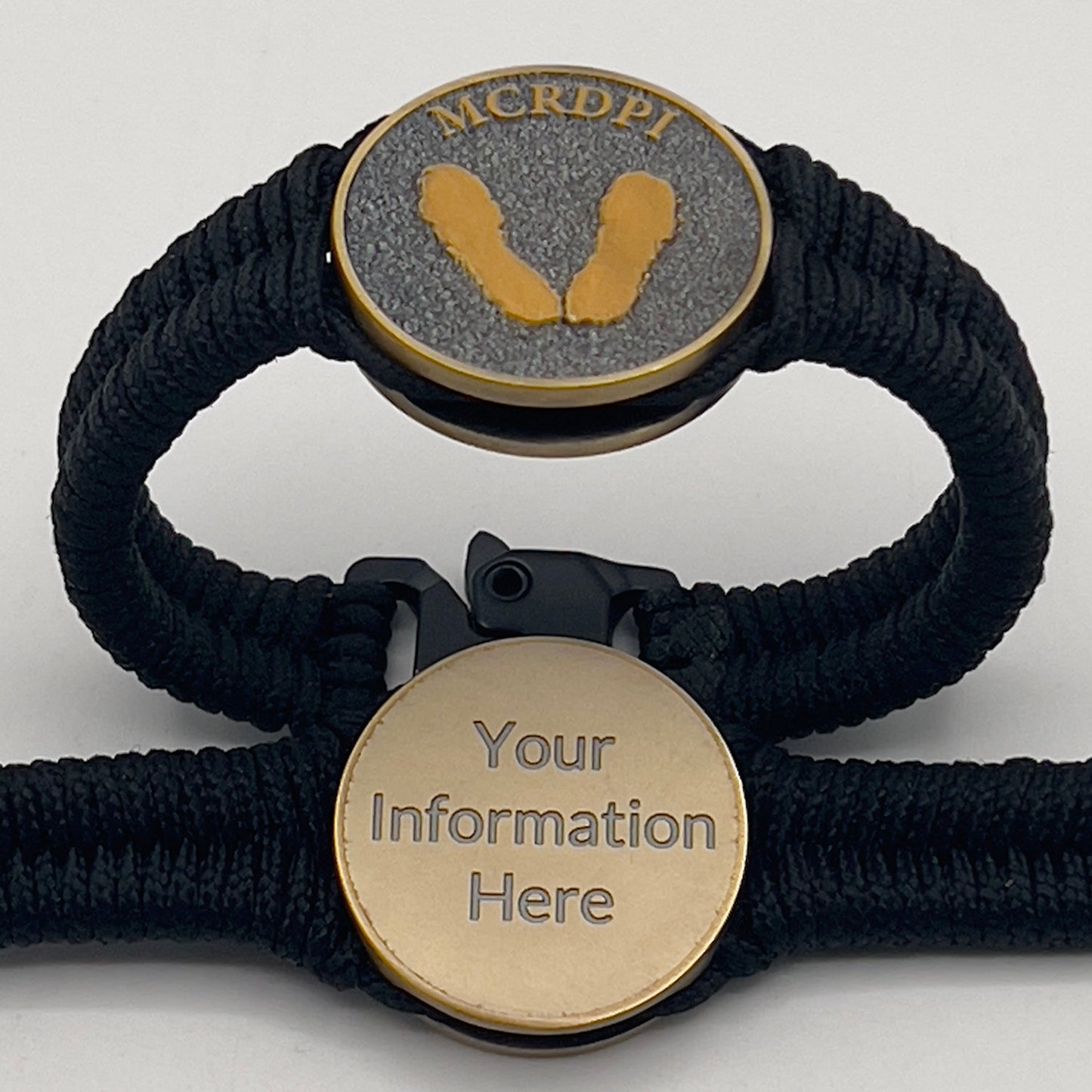 United States Marine Corps Yellow Footprints bracelet