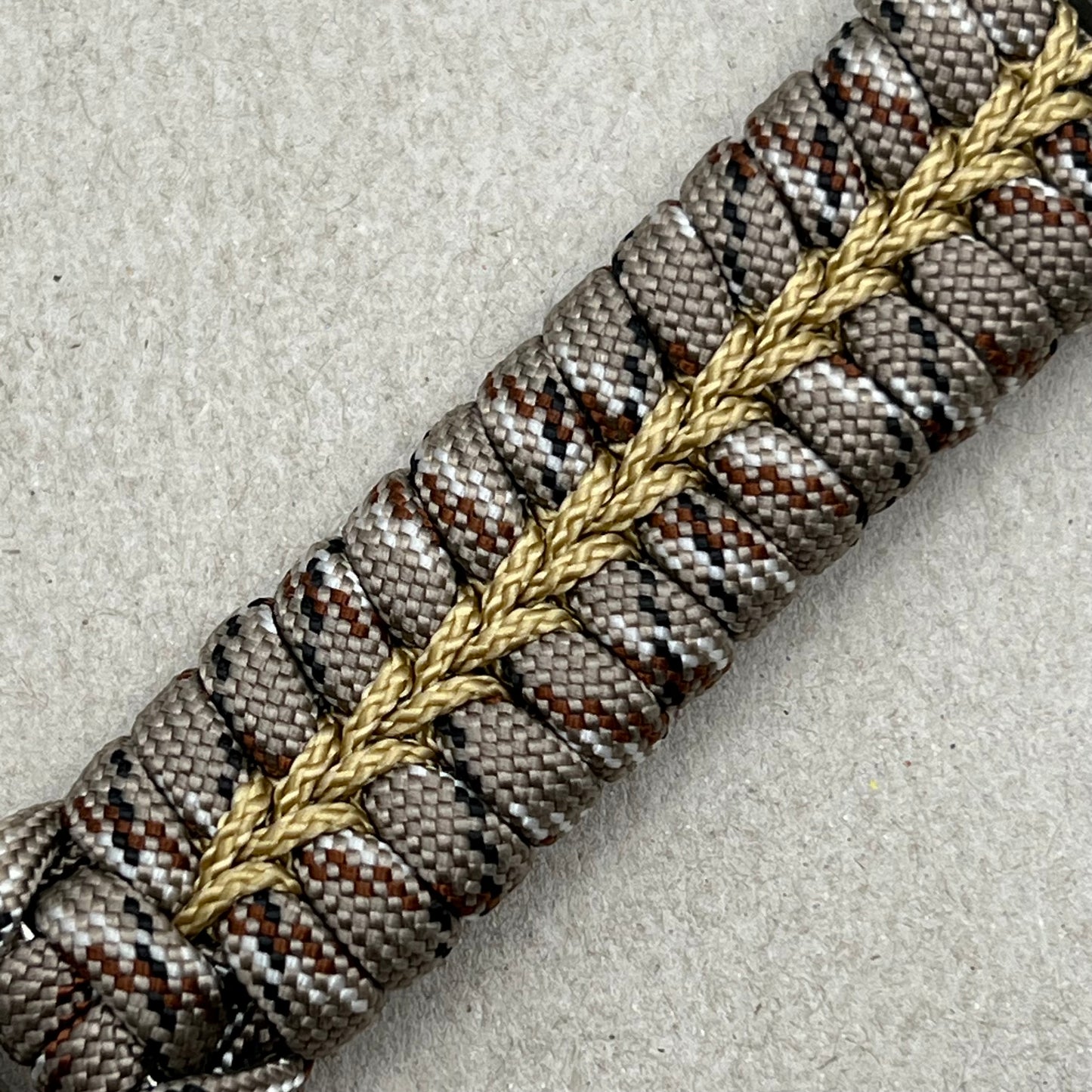 USMC Iwo Jima bracelet-Camo & Gold
