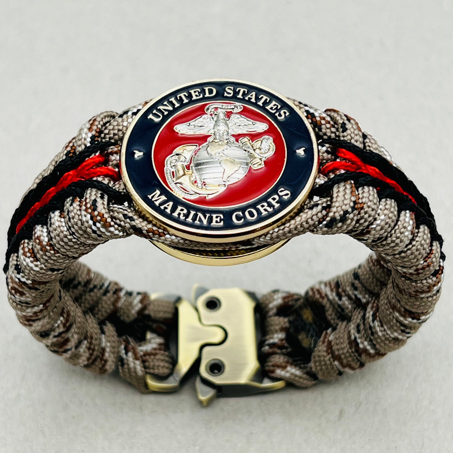 USMC Officer Bracelets - Silver & Gold Plated EGA