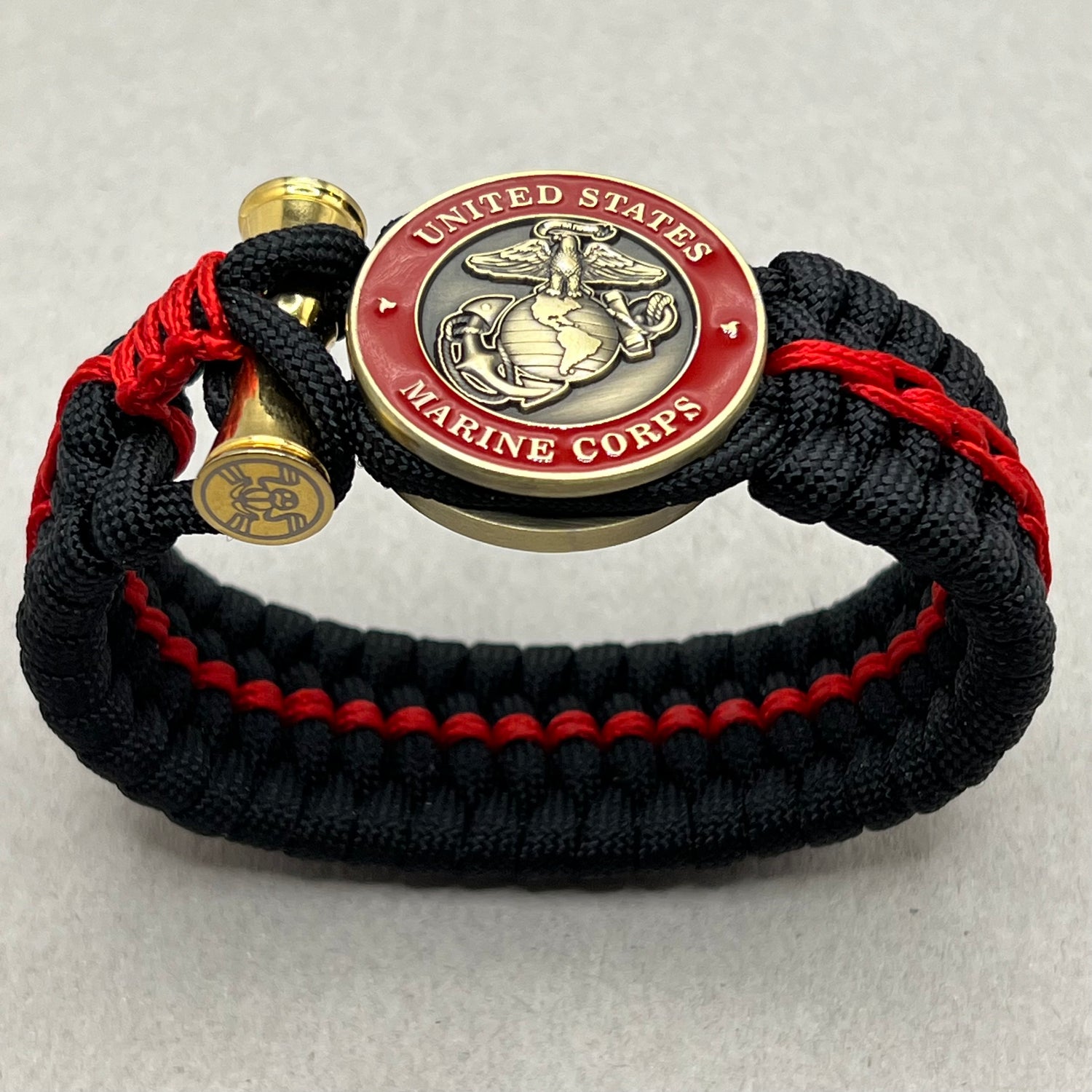 USMC Antique Brass Plated EGA Bracelets