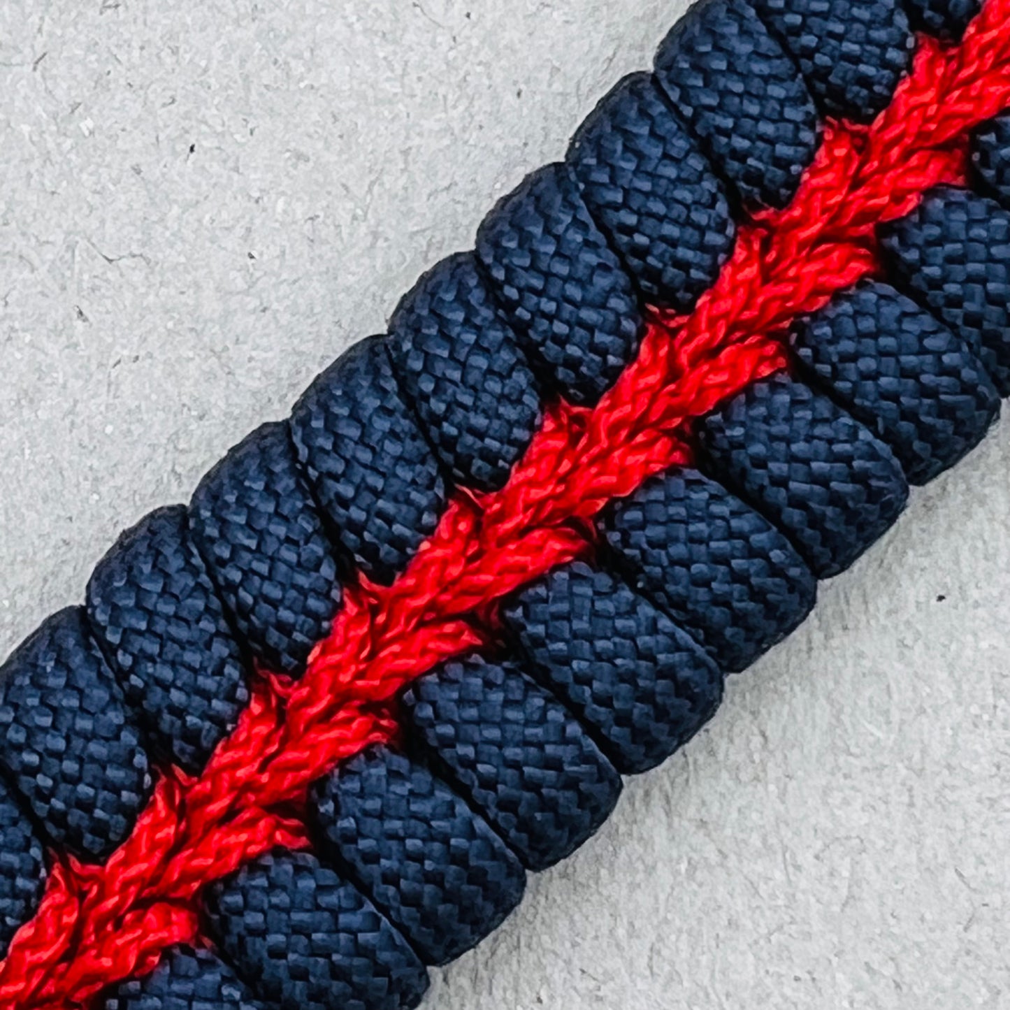 Marine Corps bracelet-Officer EGA-Navy Blue & Red