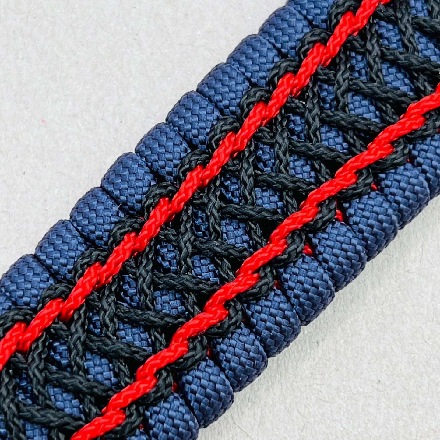 Marine Corps bracelet-Officer EGA-Navy Blue, Red & Black