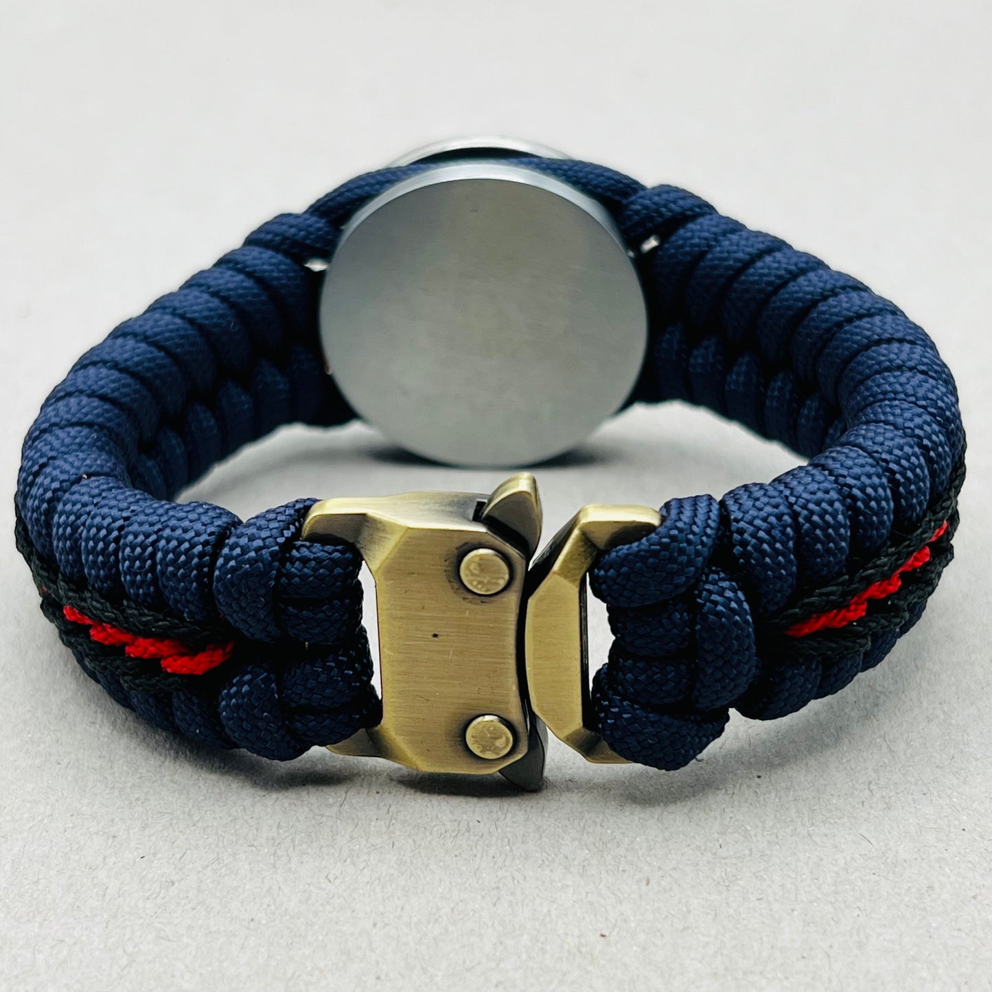 US Marine Corps bracelet-Enlisted EGA-Navy Blue, Red & Black