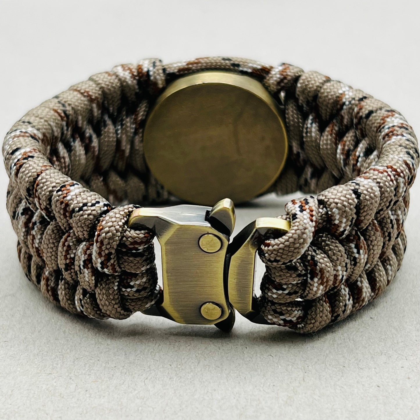 USMC bracelet-Antique Brass EGA-Desert Camo