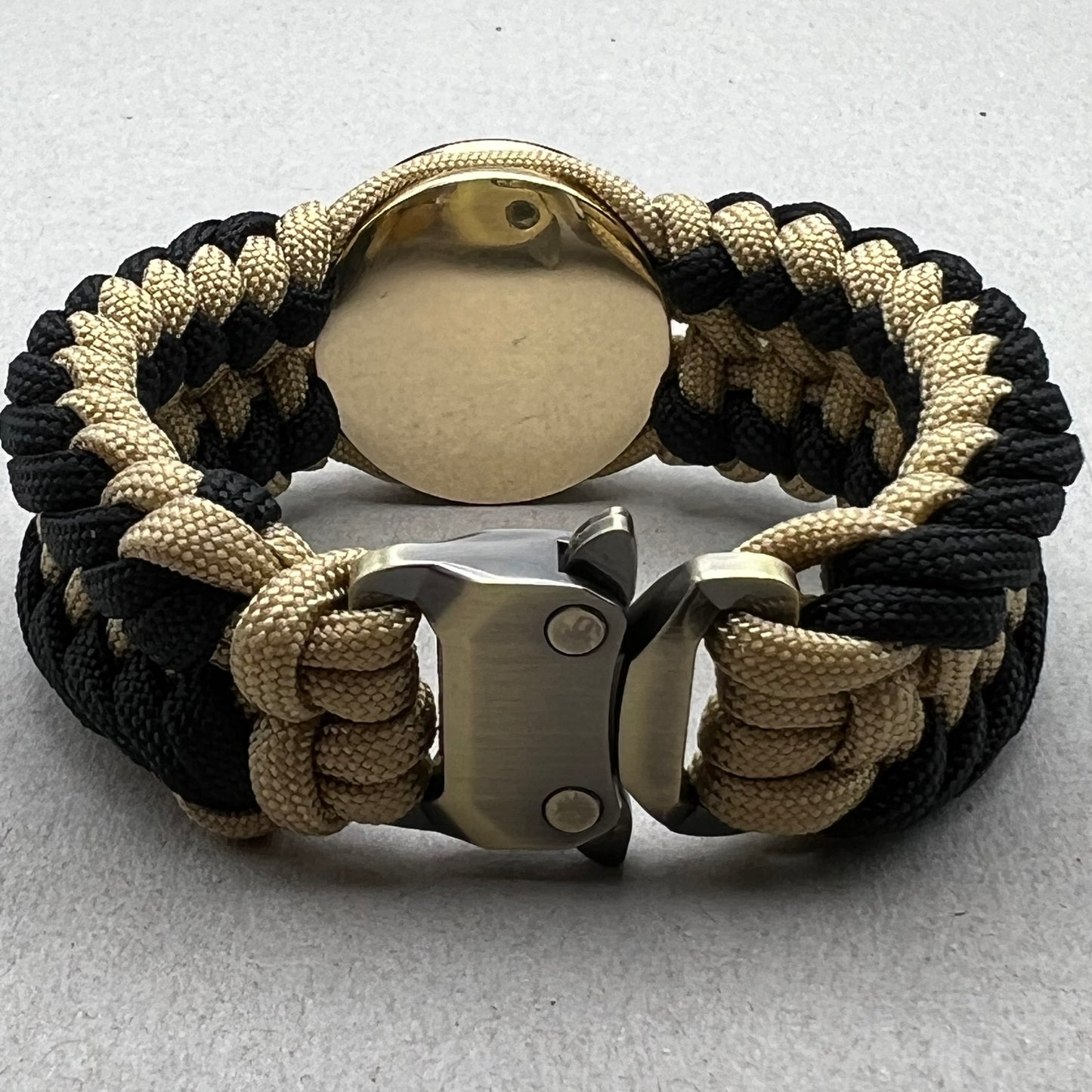 Marine Corps bracelet-Officer EGA-Black & Gold