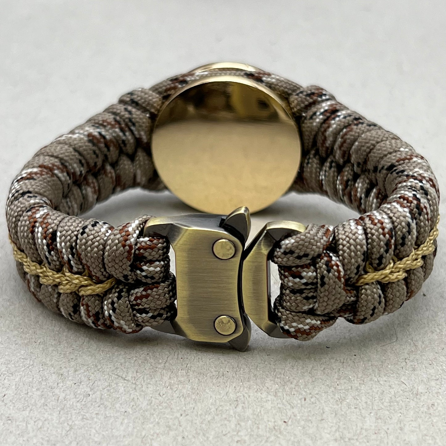 Marine Corps bracelet-Officer EGA-Desert Camo & Gold