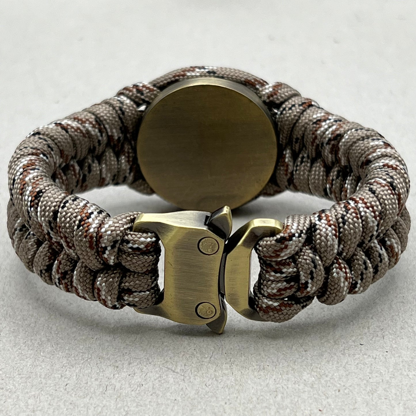 USMC bracelet-Antique Brass EGA-Desert Camo