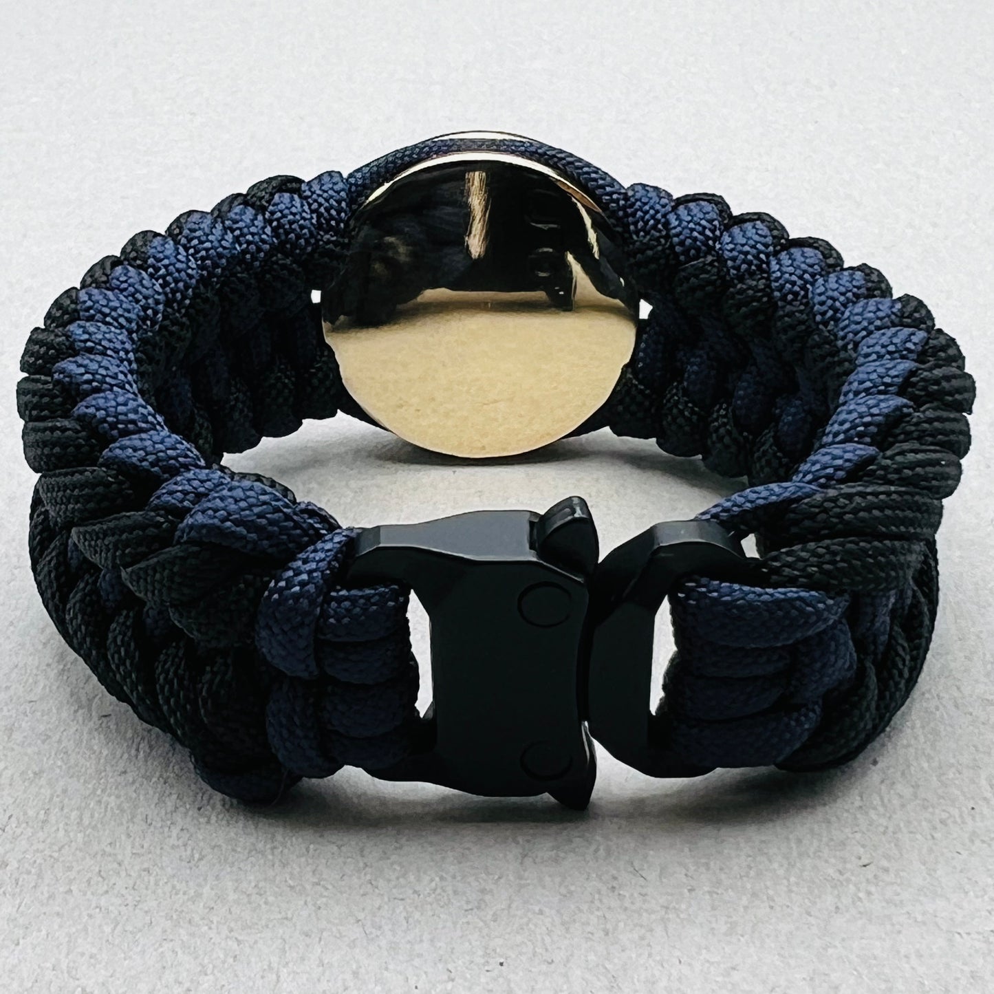 Marine Corps bracelet-Officer EGA-Black & Navy Blue