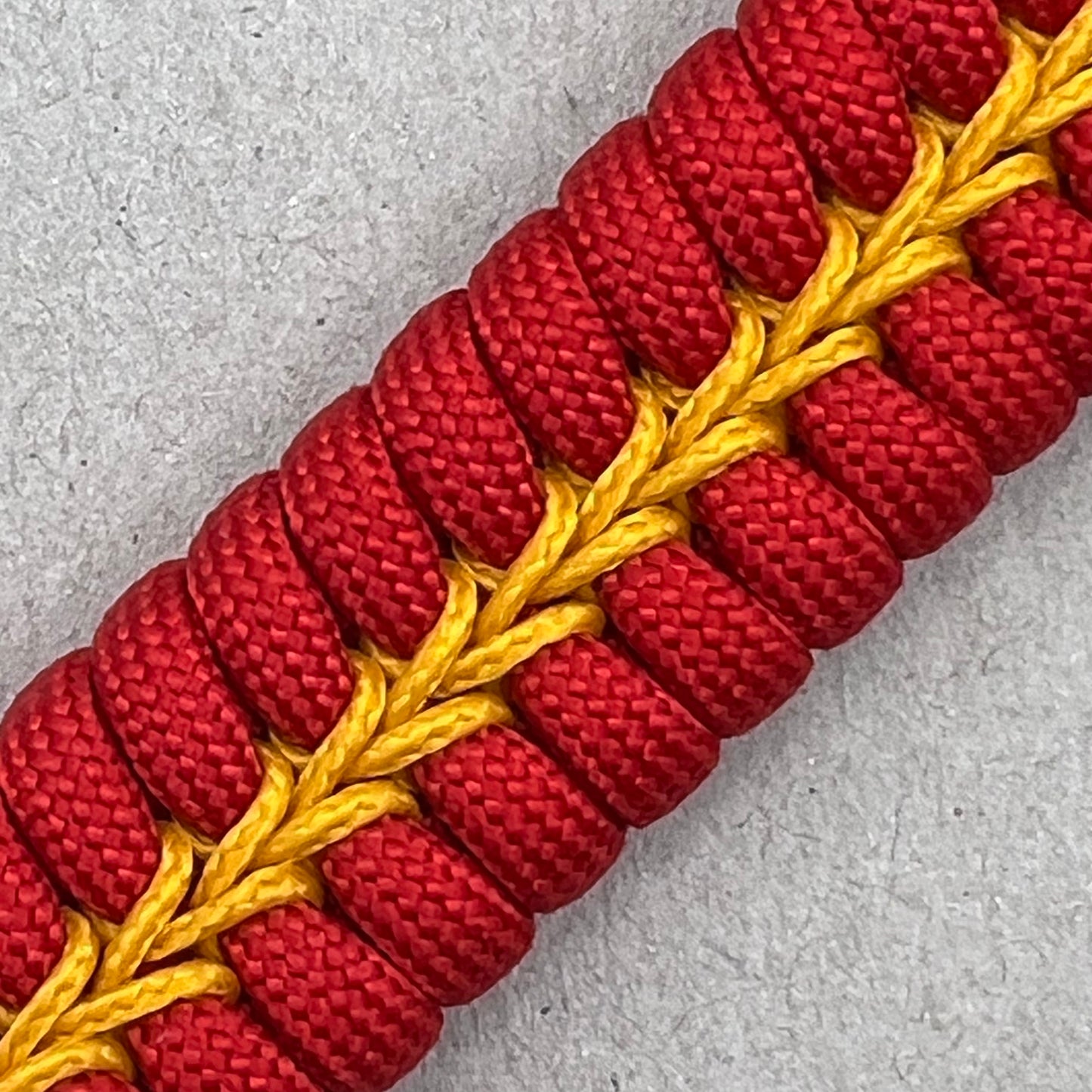 US Marine Corps bracelet-Enlisted EGA-Red & Yellow