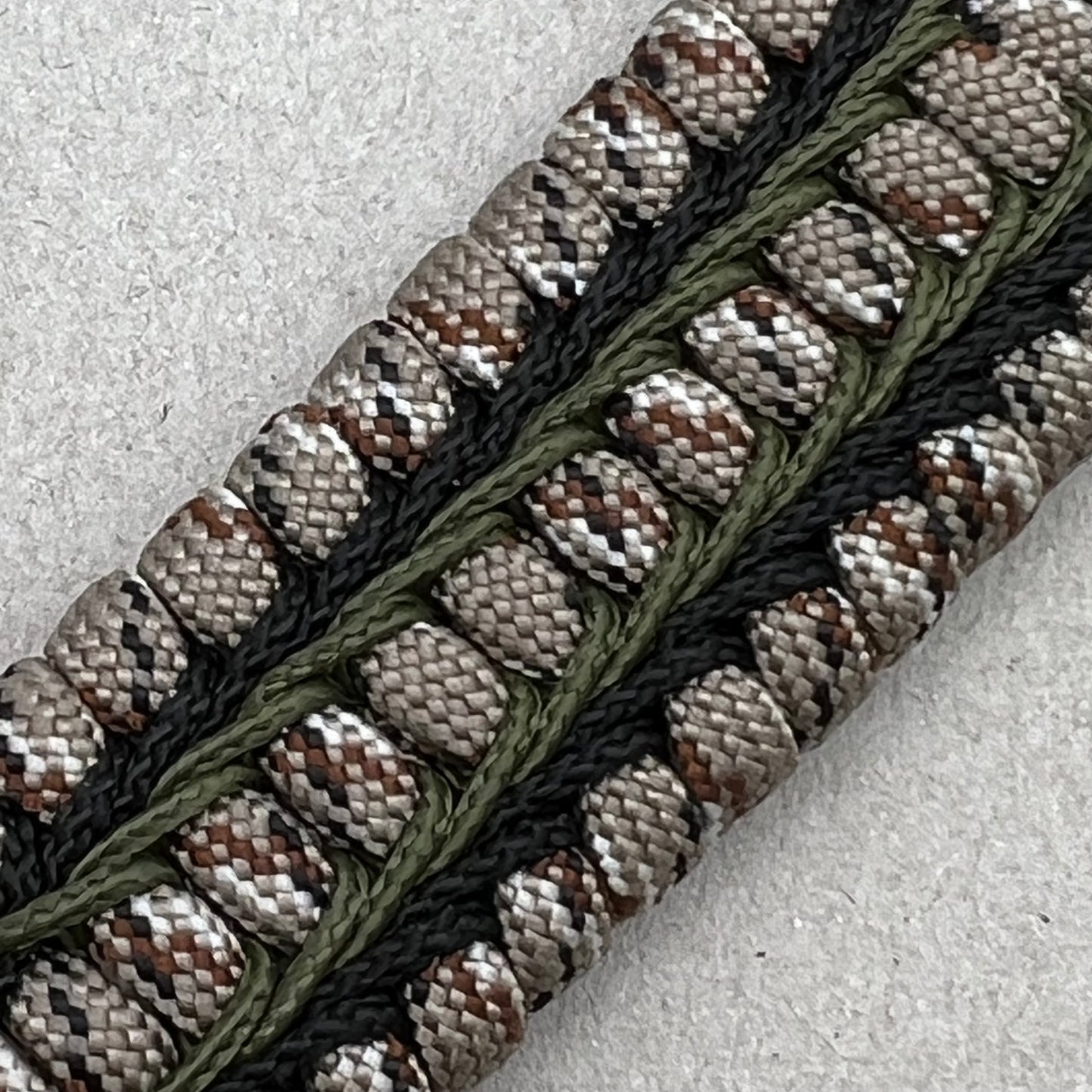 United States Army bracelet-Desert Camo, Black & OD